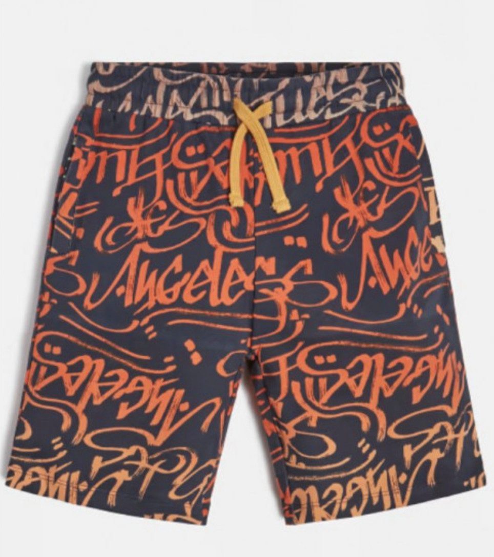 Sweatshorts Jungen Sweatshorts aus Baumwolle mit Allover-Print und Tunnelzug