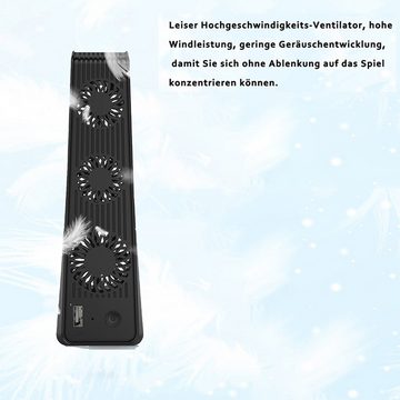 Orbeet PS5 Mainframe-Kühlgebläse, PS5 Cooling Lüfter, Mit externem Controller Controller