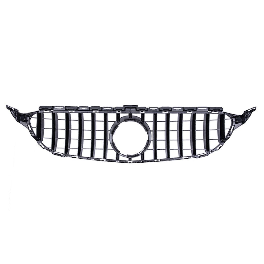 LLCTOOLS Kfz-Schmutzfänger Kühlergrill Schwarz Glanz passend für C Klasse W205 Panamericana, Front – Bild 5 von 5