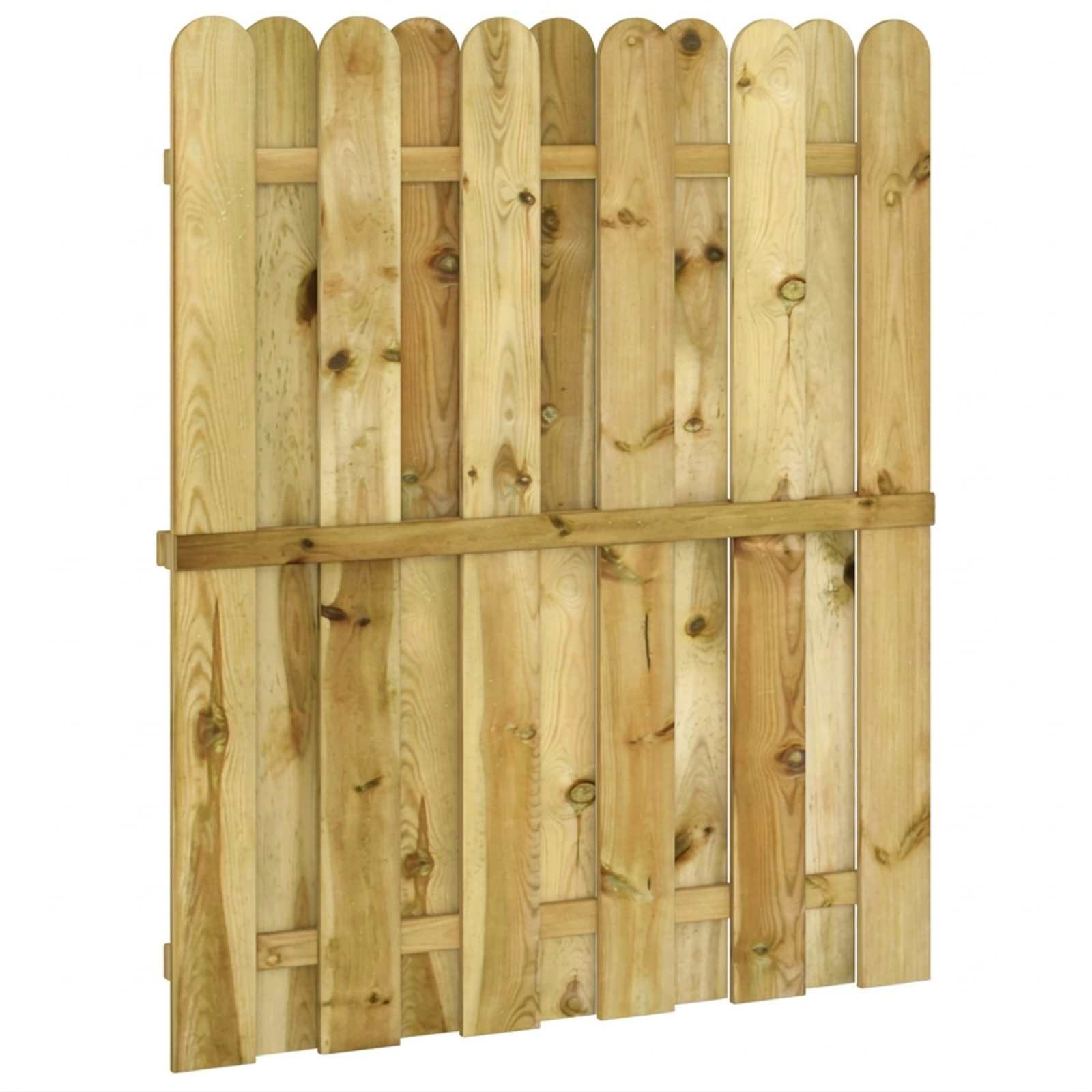 vidaXL Gartentor Gartentor 100 x 125 cm Massives Kiefernholz Grün