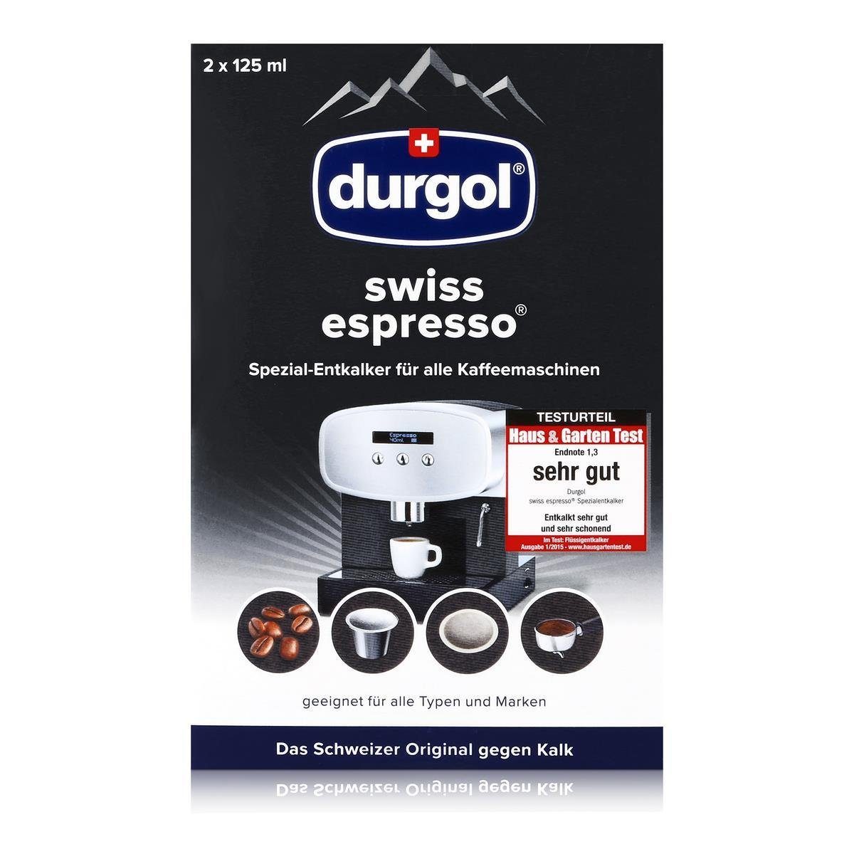 Durgol Durgol Swiss Spezial Espresso Entkalker Karton2 Flaschen a 125ml Entkalker