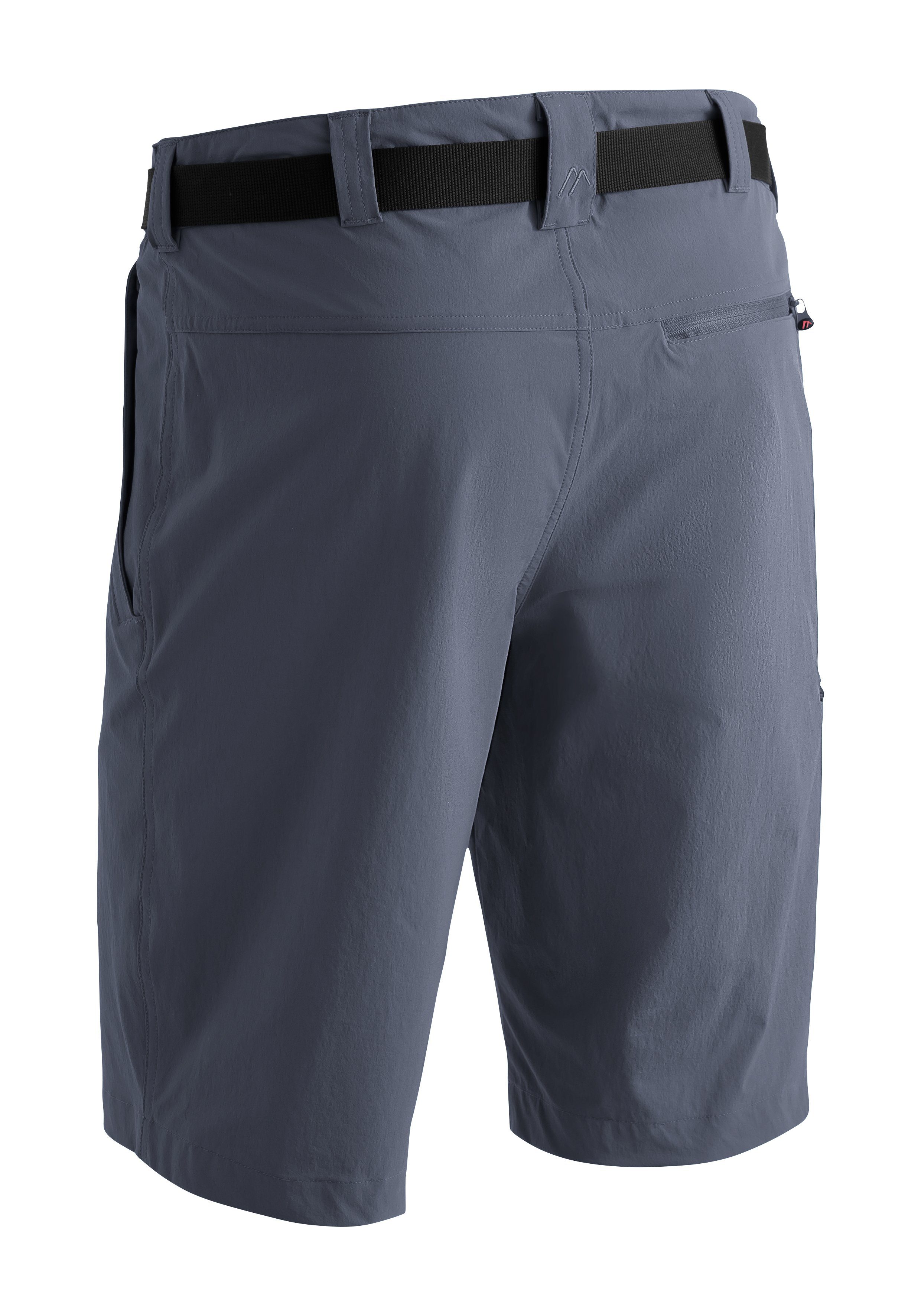 kurze grau Maier Huang Herren Sports Wanderhose, atmungsaktive Funktionsshorts Outdoor-Bermuda