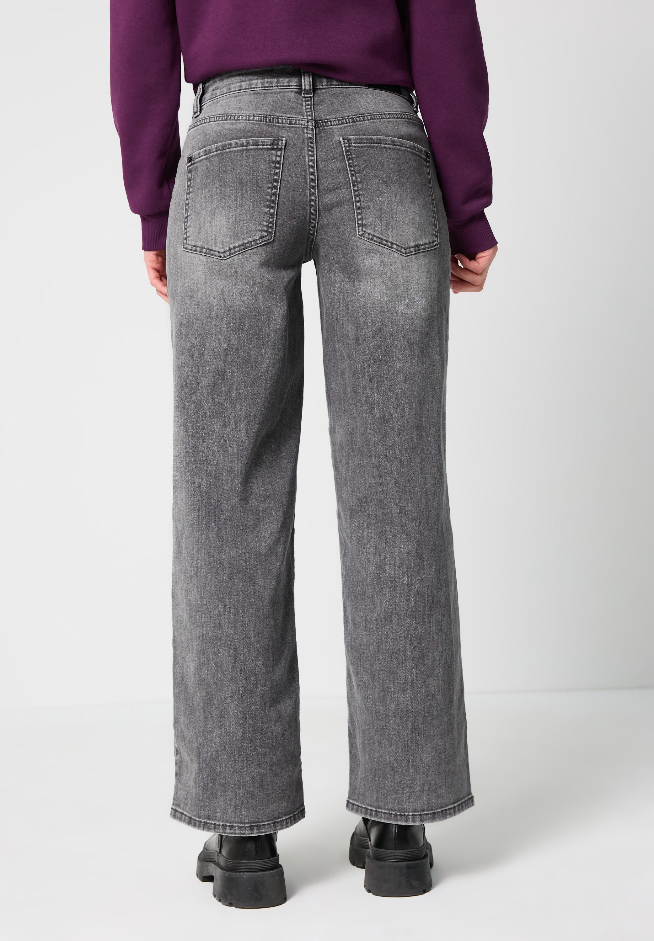 STREET ONE Weite Jeans 5-Pocket-Style günstig online kaufen