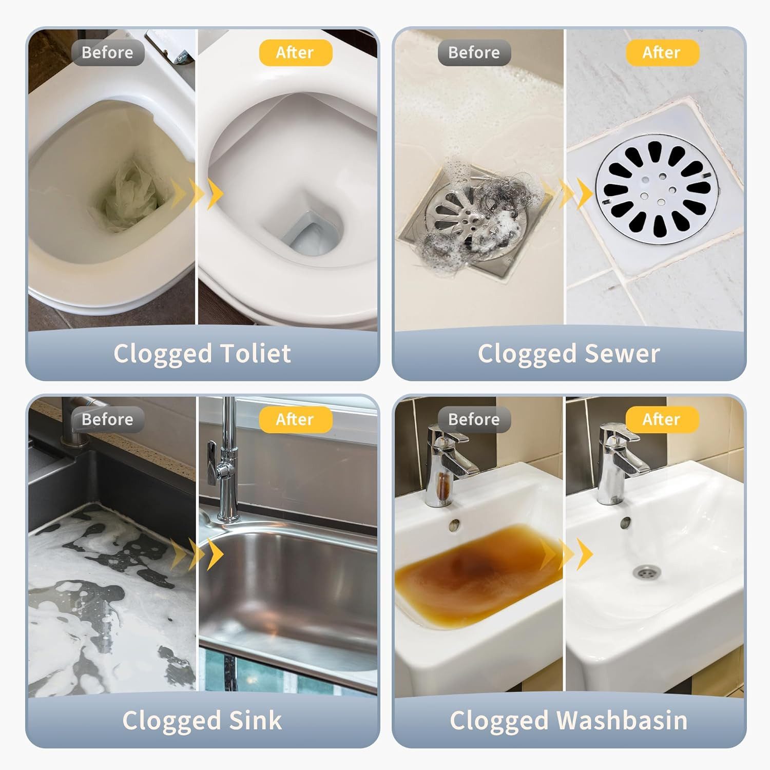 AURIVION Wasserpumpenzange Toilettenreiniger Luftdruck Rohrreiniger Edelstahl für Küche & Bad, Set 1-tlg., 1× Hochdruck-Rohrreiniger (Edelstahl), Starker Luftdruck, Edelstahl, gegen Verstopfung für Küche & Bad