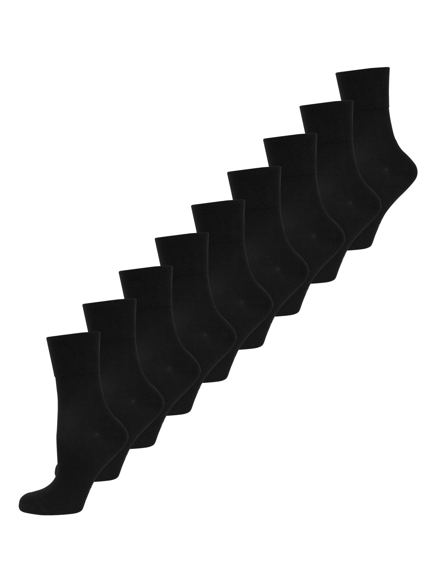 Nur Die Freizeitsocken Feine Baumwolle Komfort (9-Paar) socken strumpf strümpfe