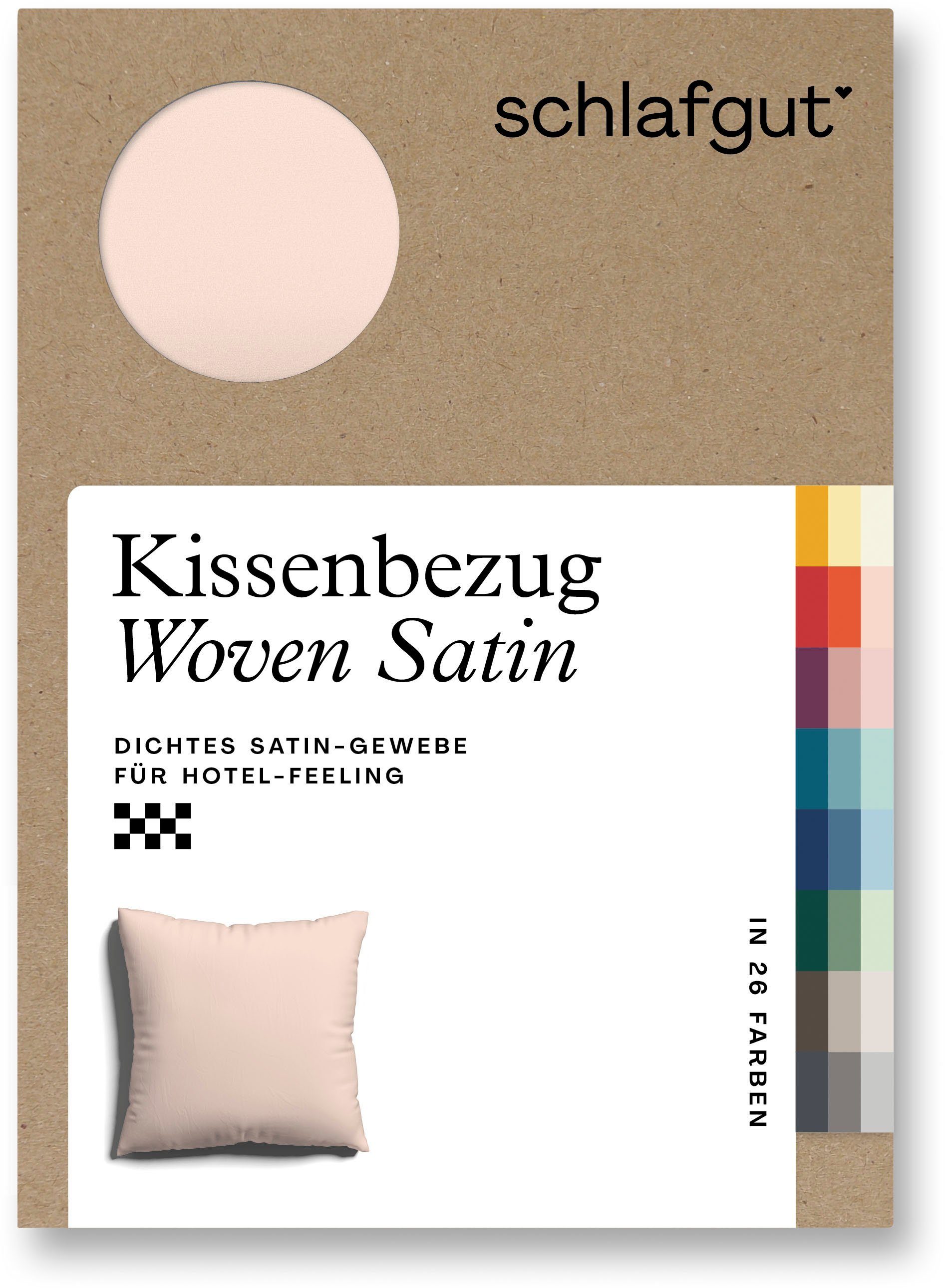 Schlafgut Kissenbezug Woven Satin aus Mako-Baumwolle, günstig online kaufen