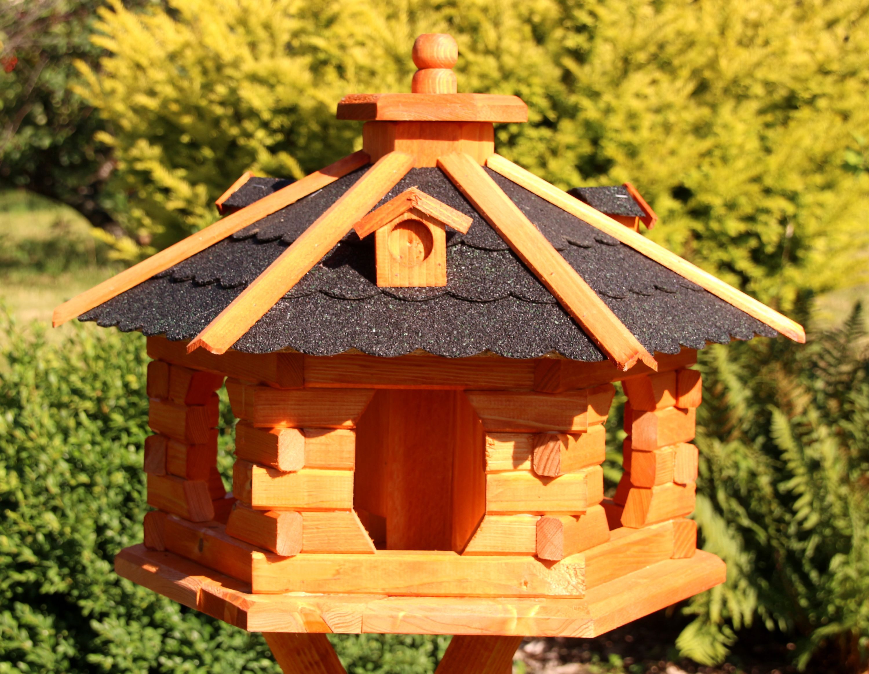 Holzdekoladen Vogelhaus XL Vogelhaus aus Holz 57 x 37 cm Handarbeit