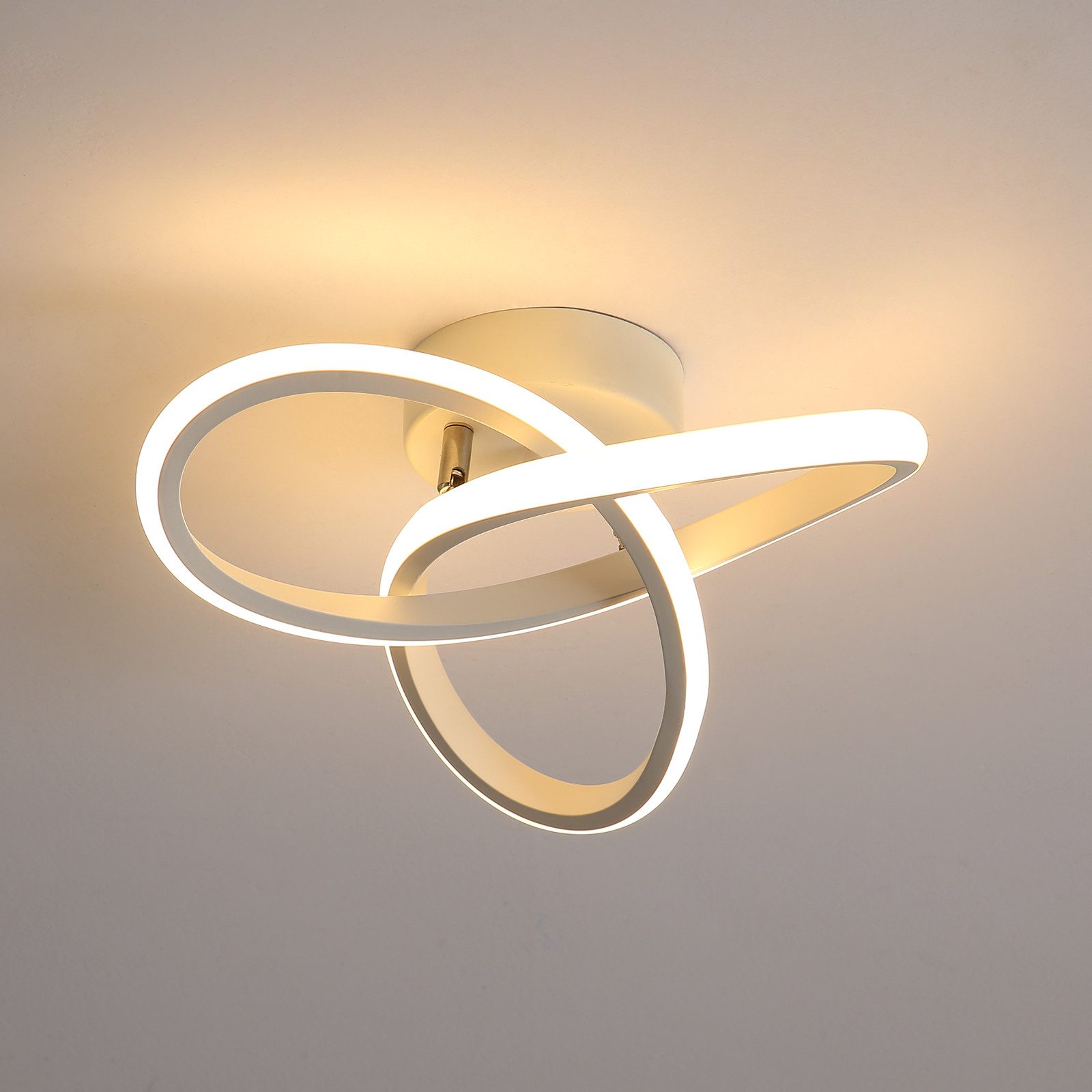 Goeco LED Deckenleuchte LED-Aluminiumlampe, Kleeblatt-Design, warmes Licht, günstig online kaufen