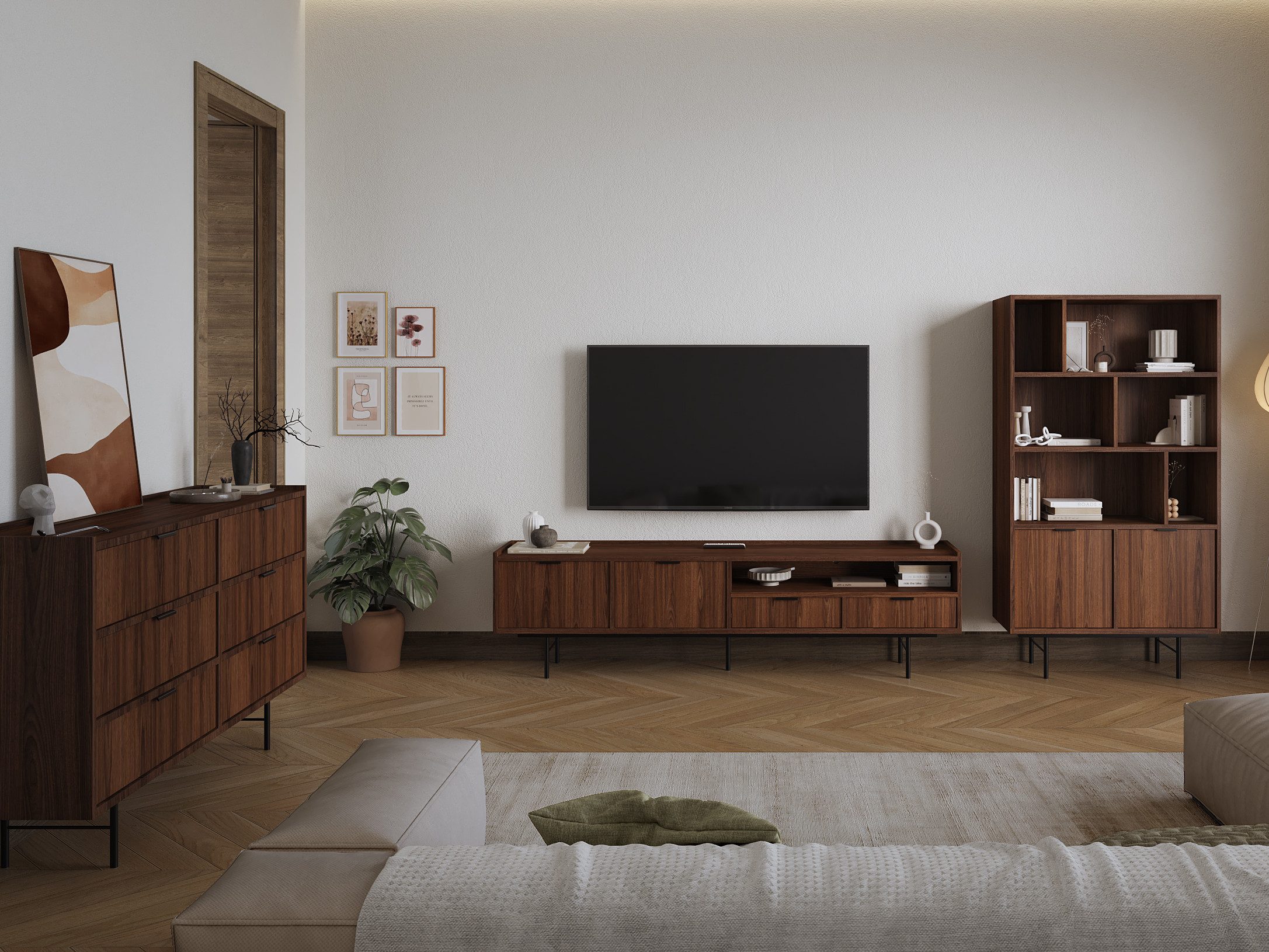 Compleo Kommode mit 6 Schubladen, Kommode vintage, Schubkastenkommode COLGO