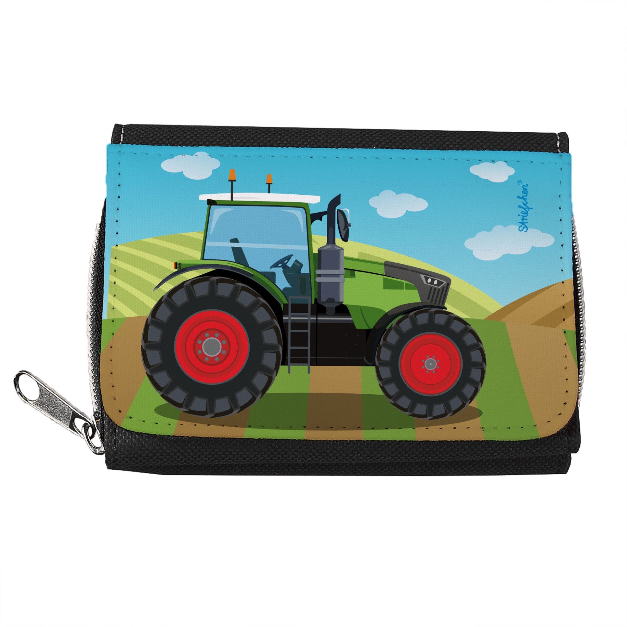 Geldbörse für Kinder & kleine Fans großer Landmaschinen mit Traktor Motiv