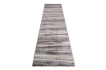 Läufer Läufer Flurläufer Modern für Vorzimmer, Küche - Grau, Mazovia, 100 x 100 cm, Kurzflor, Meterware, Höhe 10 mm, Kurzflor - niedrige Florhöhe