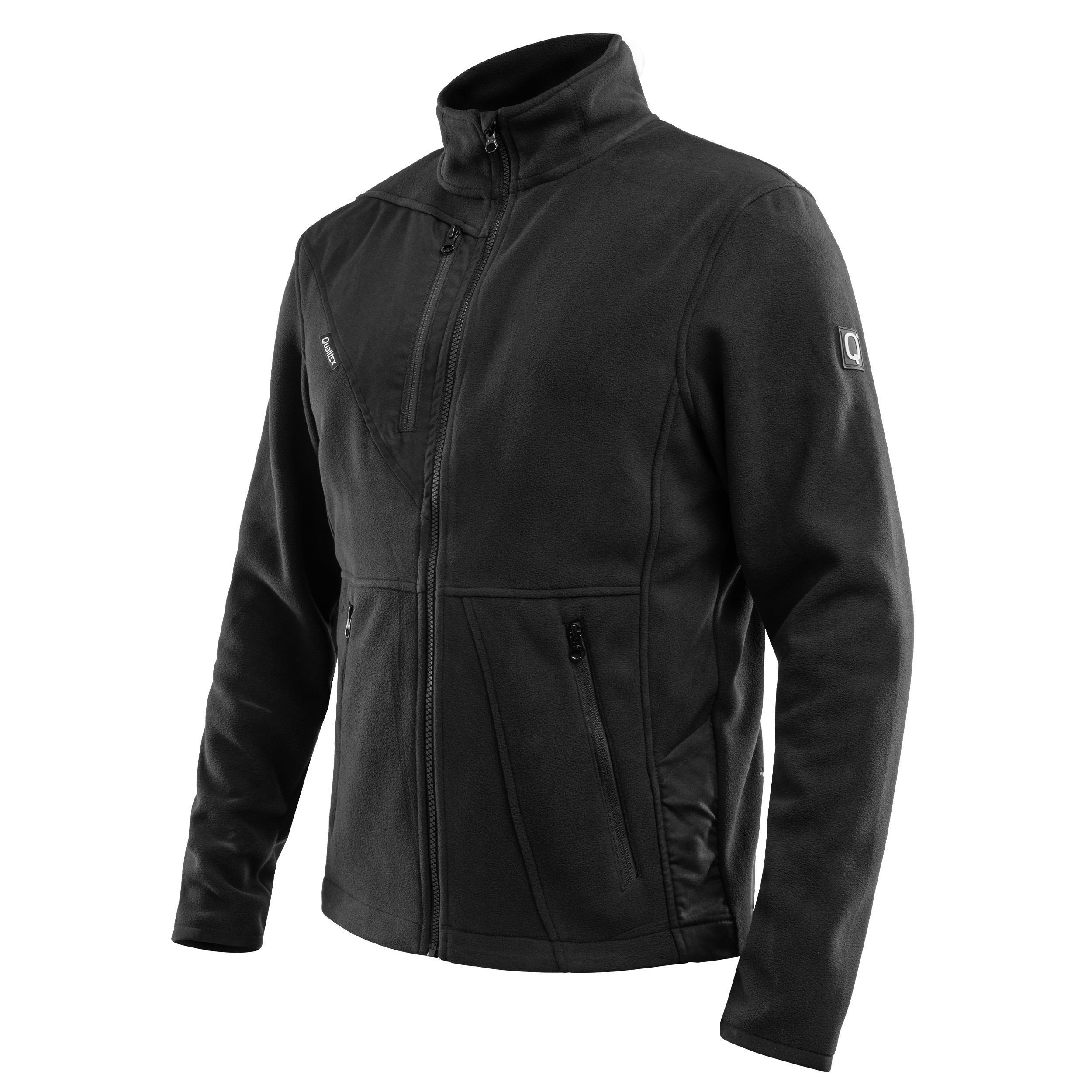 Qualitex Workwear Fleecejacke Fleecejacke "Pro+" schwarz, Gr. S günstig online kaufen