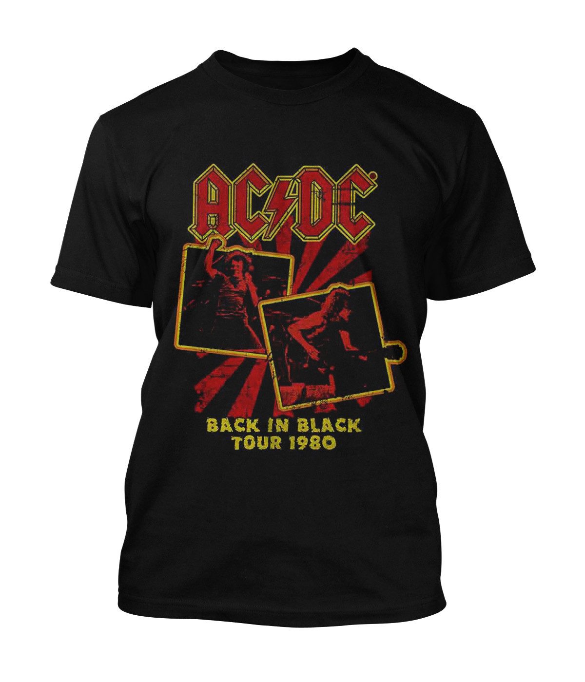 AC/DC T-Shirt Back In Black Tour 1980