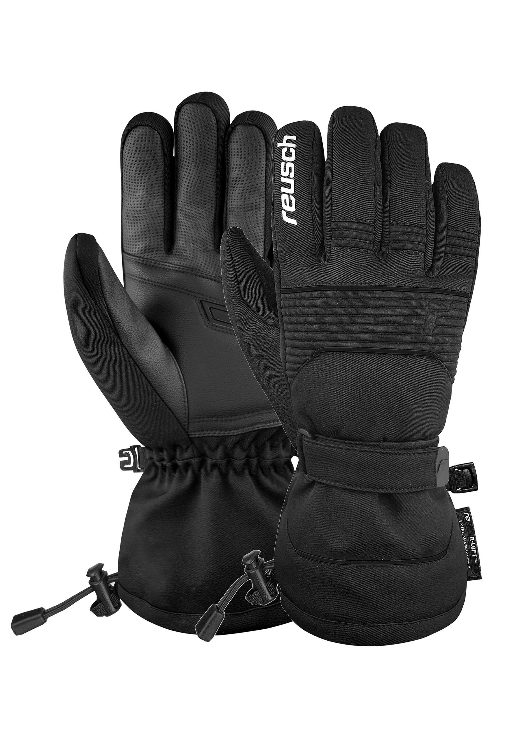 Reusch Skihandschuhe Crosby R-TEX® XT in sportlichem Design schwarz