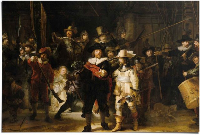 Reinders! Poster »Rembrandt Die Nachtwache«, (1 Stück)-Otto