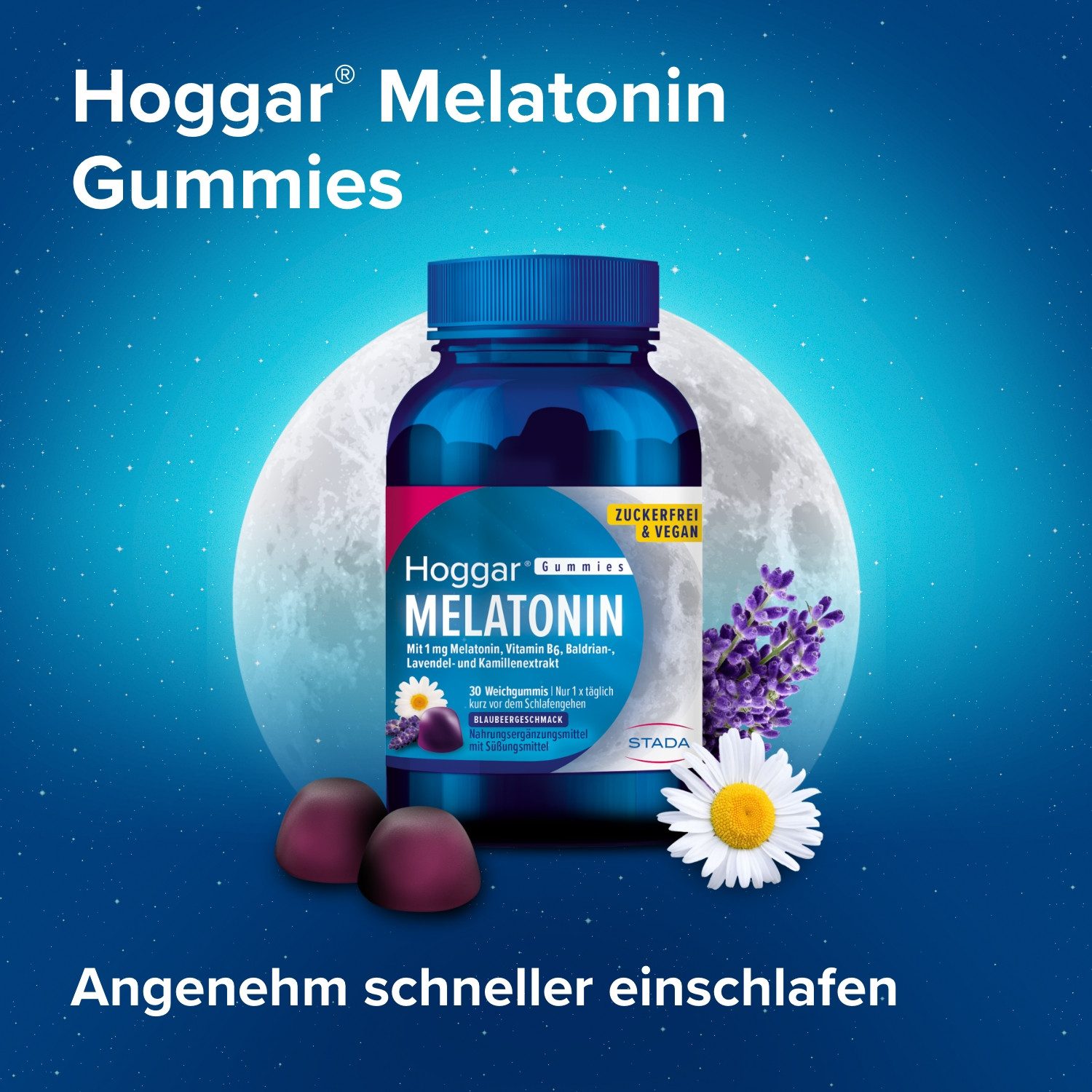 Hoggar® Melatonin Gummies Weichgummi, 60.0 g 0.0 ml