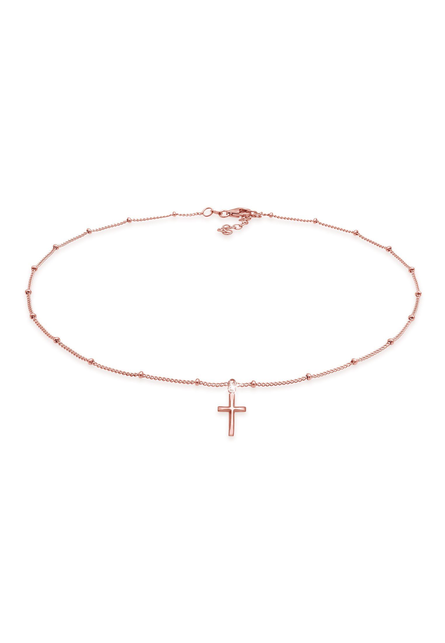 Elli Choker Choker Kugelkette Kreuz Glaube Schmuck Geschenk 925 Silber