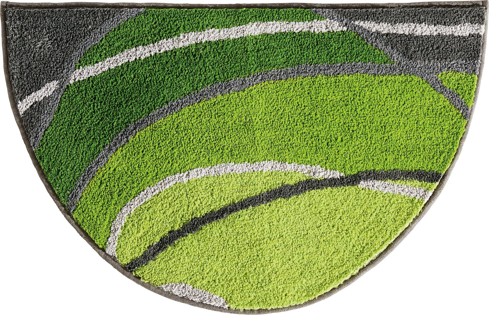 REDBEST Duschmatte Duschvorlage "Lynn" halbrund, Höhe 20 mm, Grafik günstig online kaufen