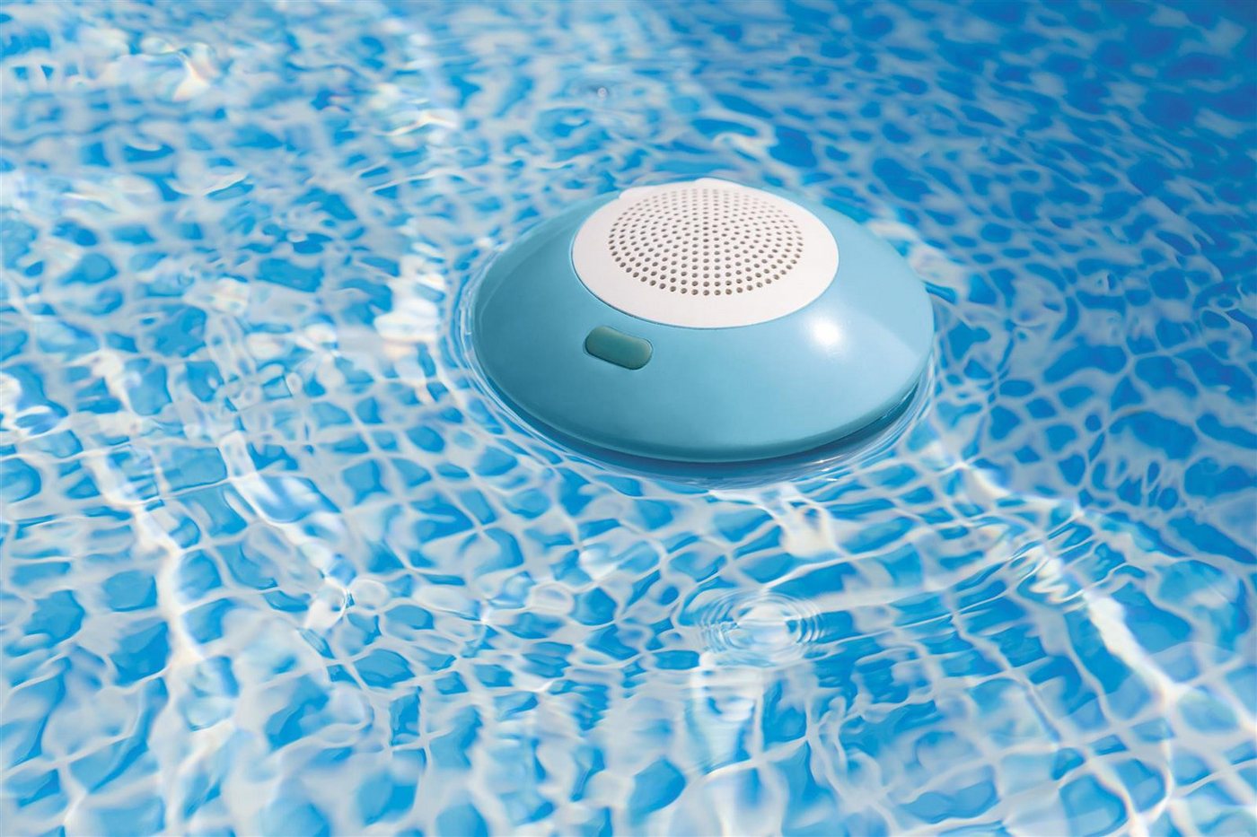 Thumbnail - Poolomio Whirlpoolmatte Schwimmender Pool-Lautsprecher mit LED-Beleuchtung