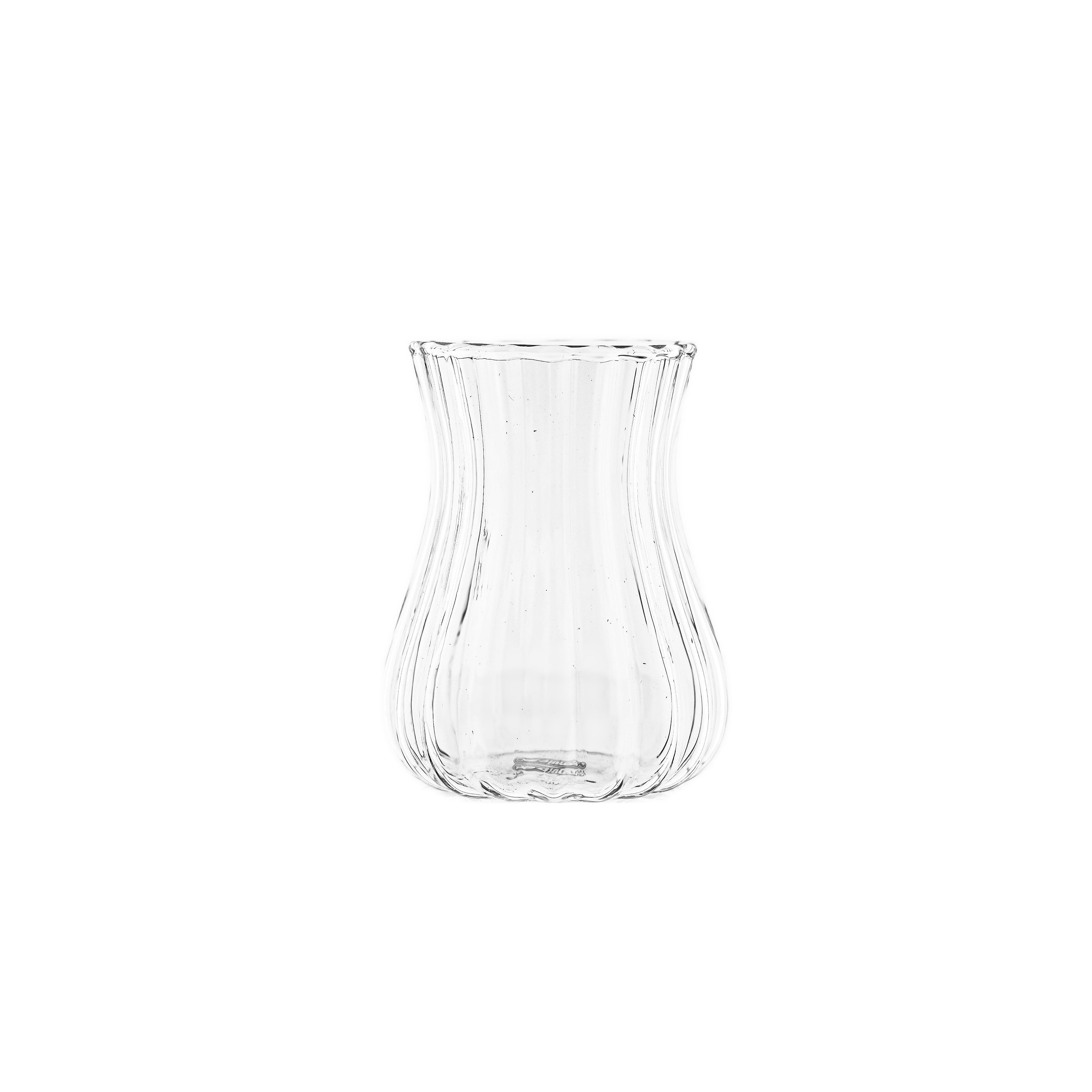 Mulex Teeglas Style 6-teiliges Teegläser-Set - 200 ml, Relief-Design, 6-tlg., Glas