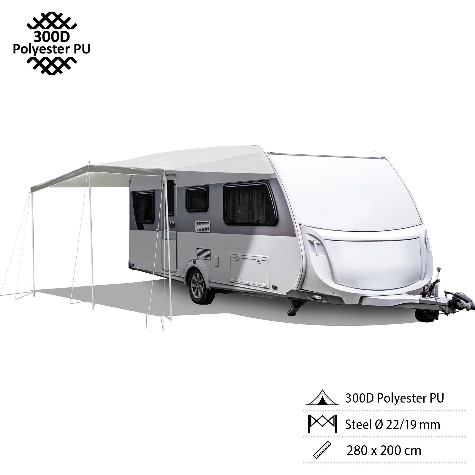 BRUNNER Sonnensegel Sonnensegel CaraShade Camping Bus günstig online kaufen