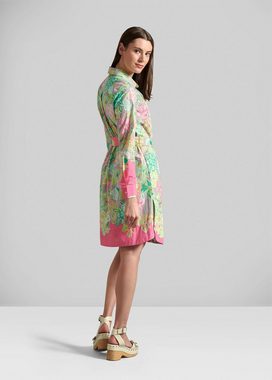 eve in paradise A-Linien-Kleid Ida mit buntem Blumenmuster und stylischem Gürtel