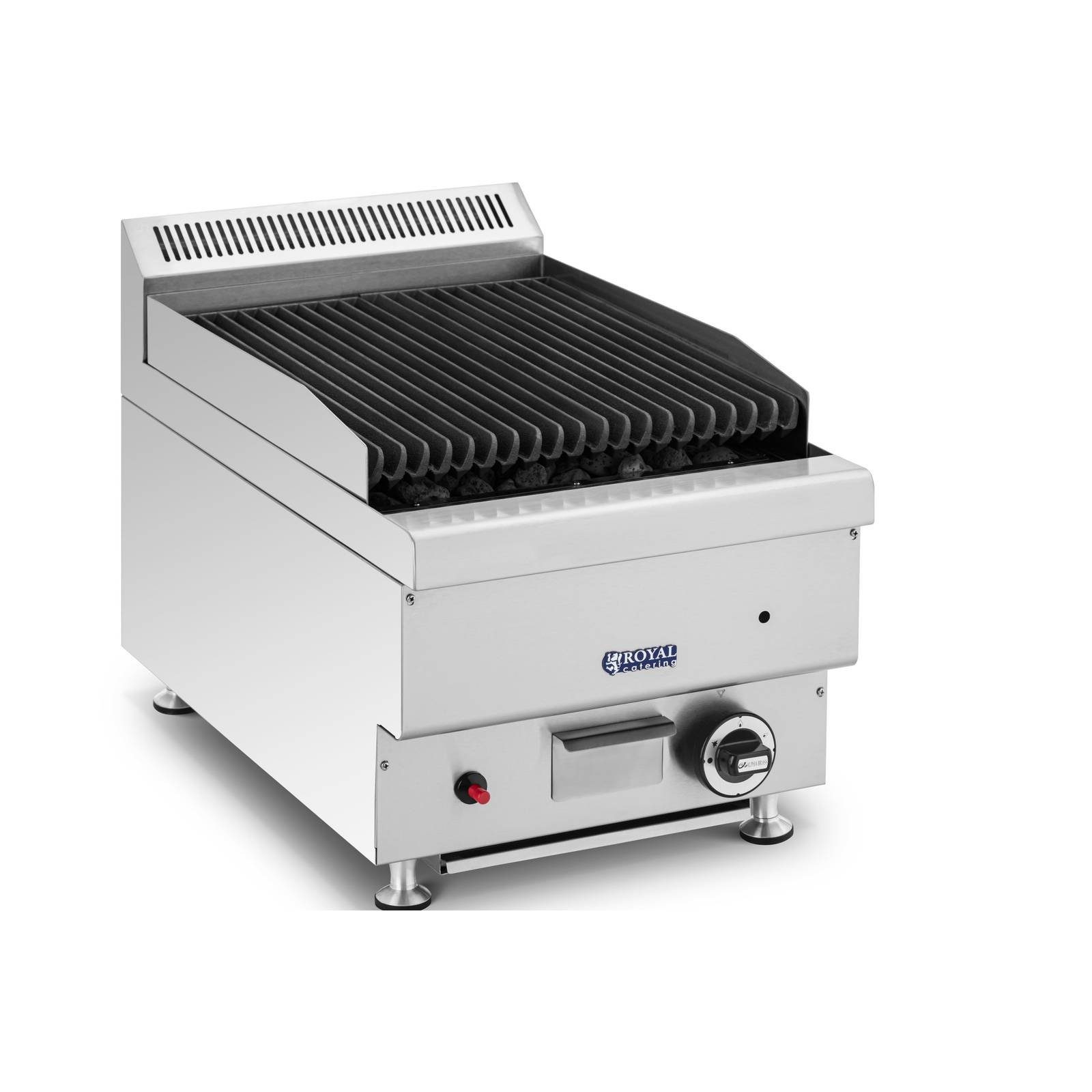 Lavastein gasgrillwagen top