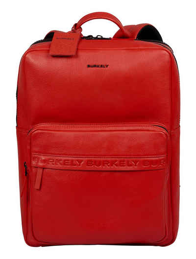 Burkely Rucksack Minimal, aus echtem Leder