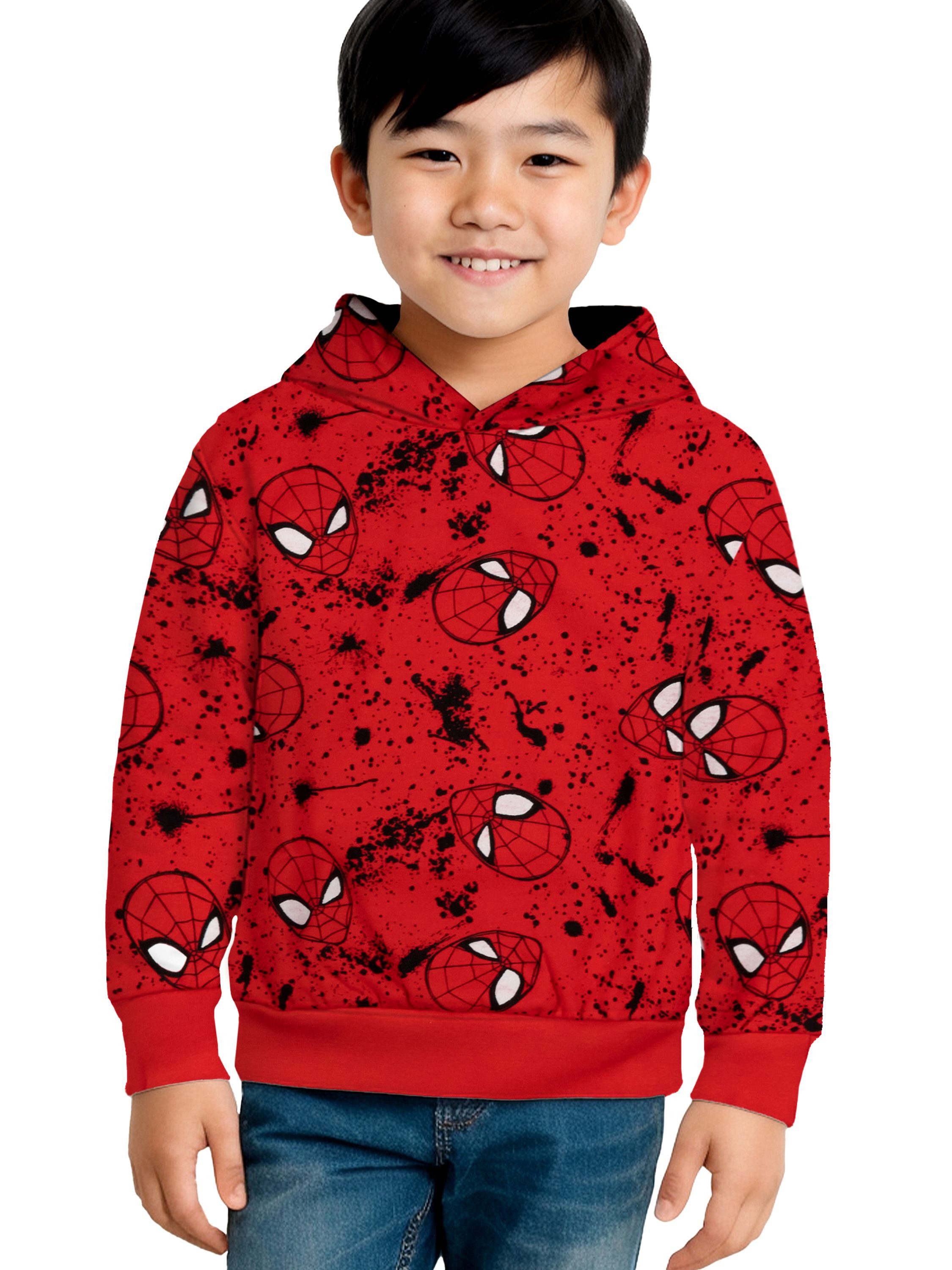 United Labels® Sweatshirt Marvel Spiderman Hoodie Kapuzenpullover Pullover Kapuze Sweatshirt