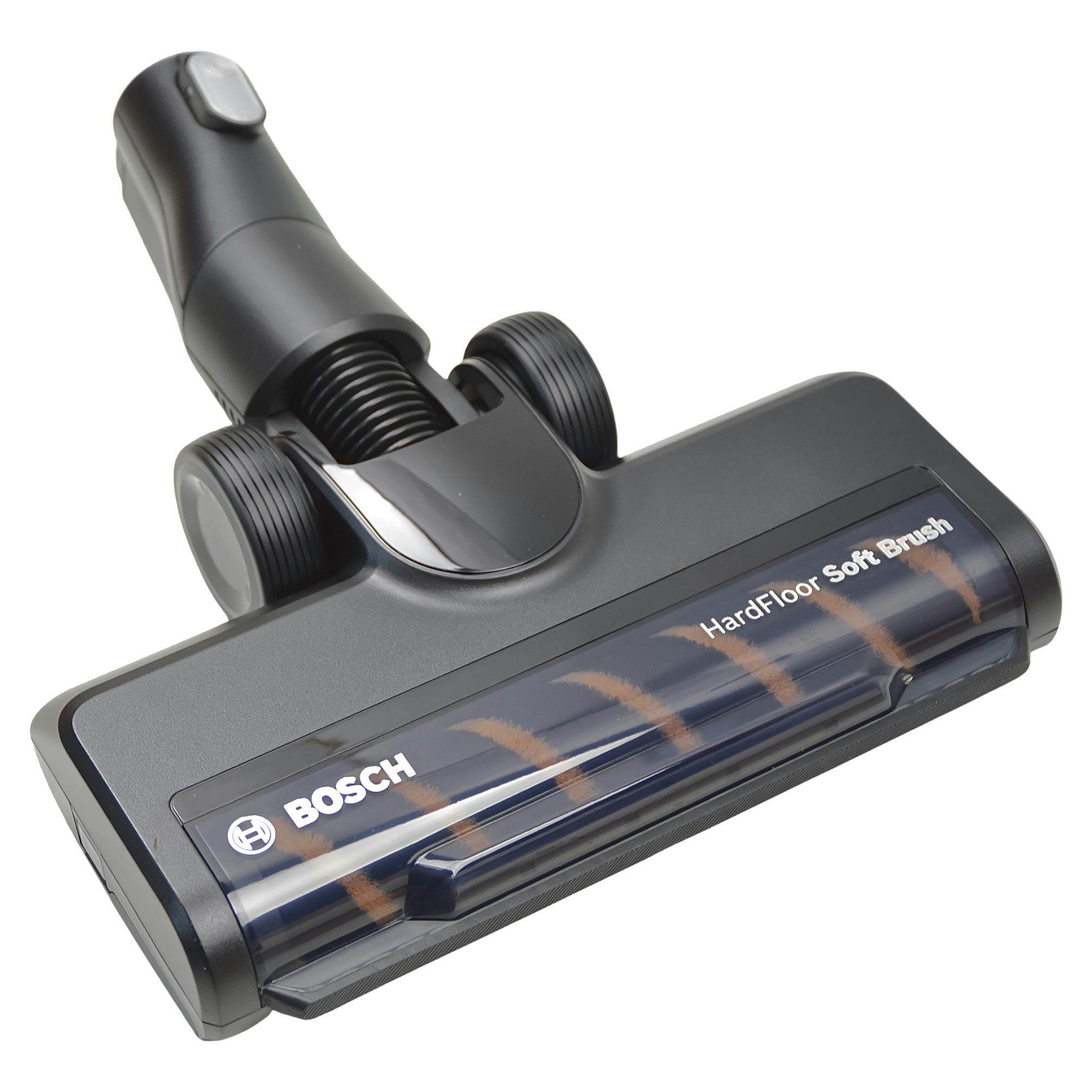 BOSCH Hartbodendüse Staubsaugerdüse BHZUHFN 17008526, Zubehör für BOSCH Stielstaubsauger, mit integriertem LED Licht und Rollen