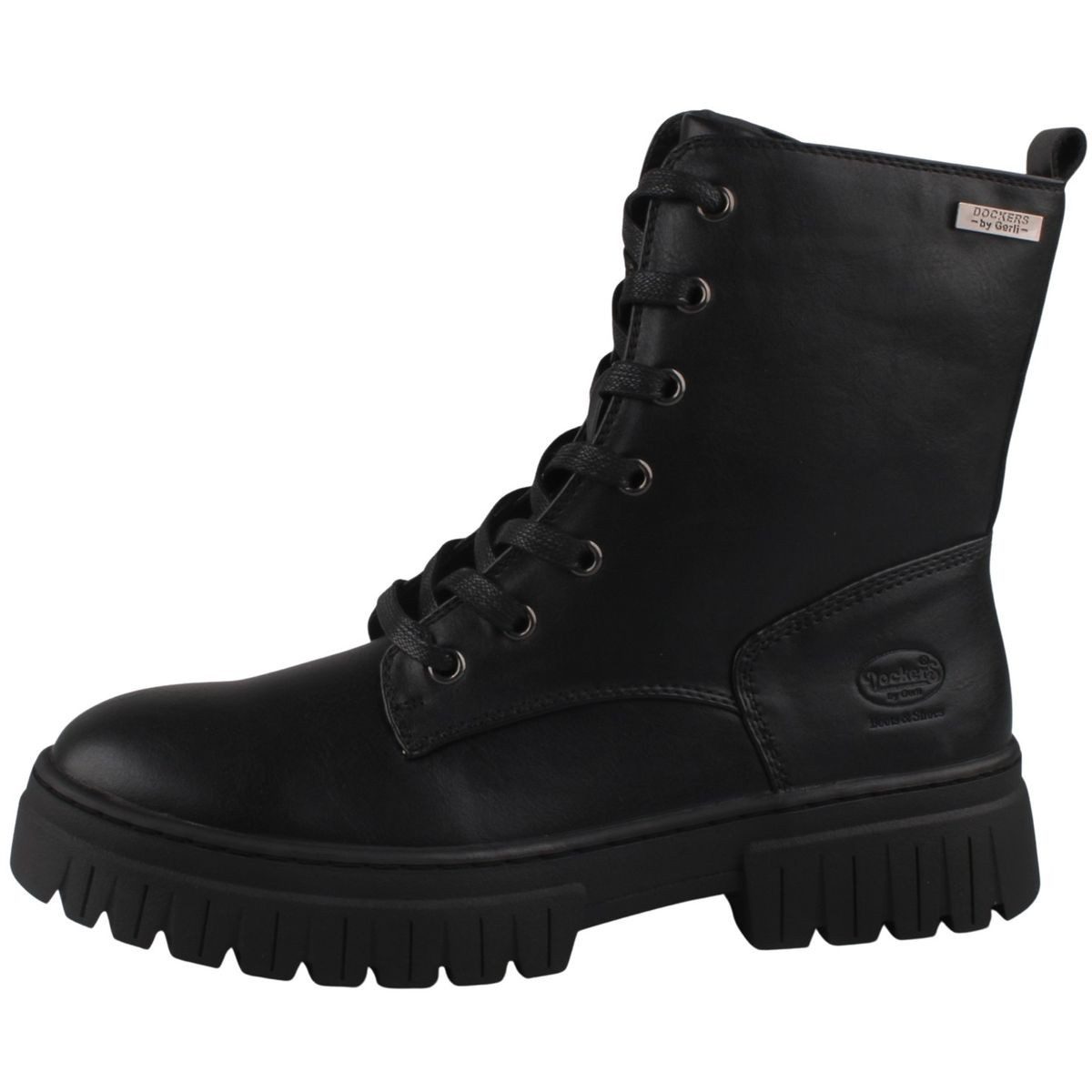 Dockers by Gerli 59BI202-610100 Stiefelette Damen-Schnürstiefel mit Reißverschluss – Bild 3 von 5