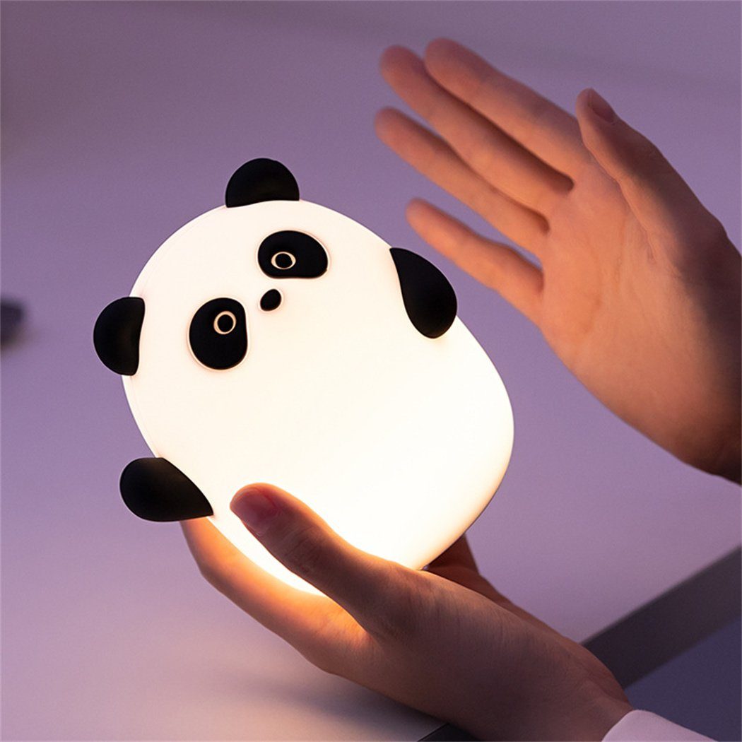 Nachtlicht Kreative LED-Panda-Nachtlicht-Nachttischlampe, DAYUT LED Kindergeschenk