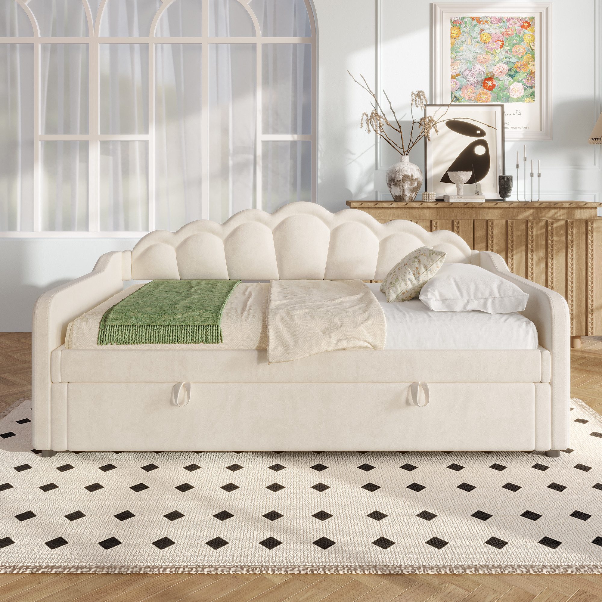 TavilaEcon Boxspringbett Schlafsofa, Hydraulisch Bett mit günstig online kaufen