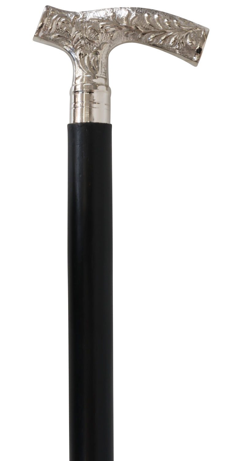 Aubaho Dekoobjekt Spazierstock Wanderstock Flanierstock 93cm klassischer Griff Antik-Sti