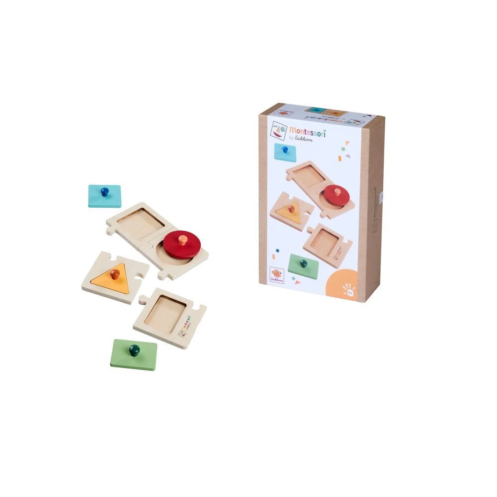 Eichhorn Puzzle EH Montessori Lernpuzzle Formen, Puzzleteile