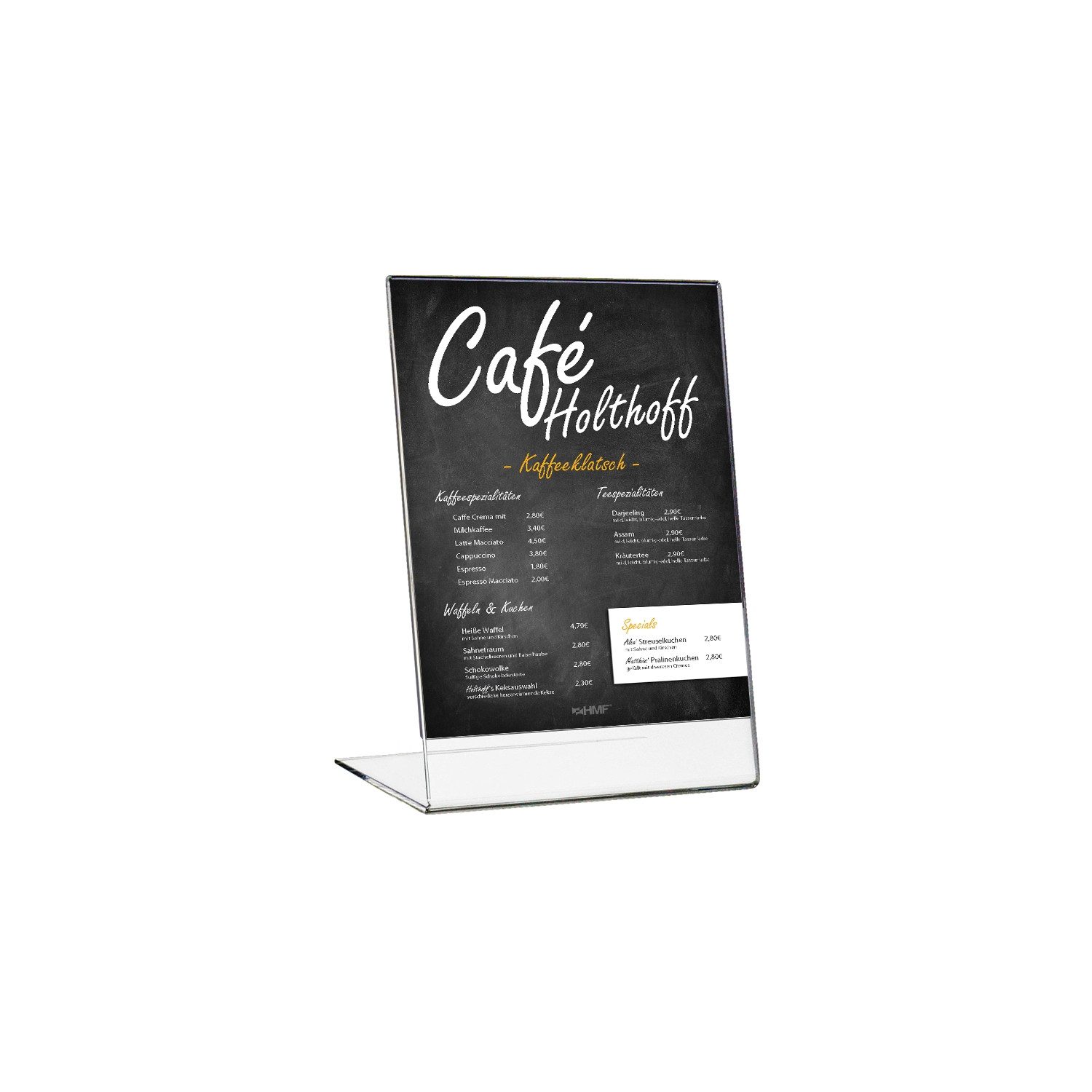HMF Bilderrahmen 4693 Acryl Tischaufsteller schräg, günstig online kaufen