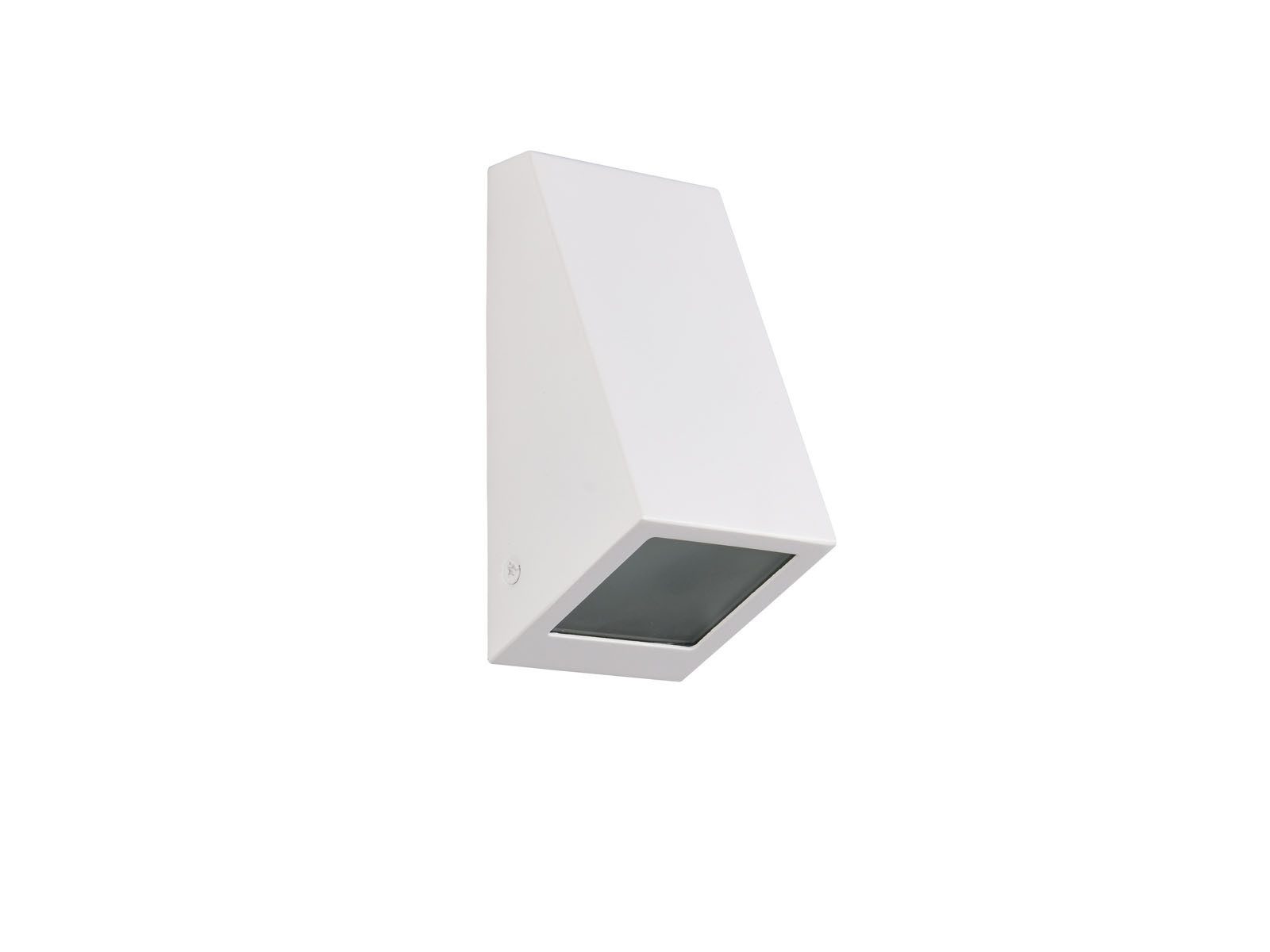 Reality Leuchten LED Außen-Wandleuchte Downlight Lichtaustritt, Höhe 14,5cm, LED wechselbar, Warmweiß, Außenleuchte für Fassadenbeleuchtung und Außen-Beleuchtung Haus-Wand