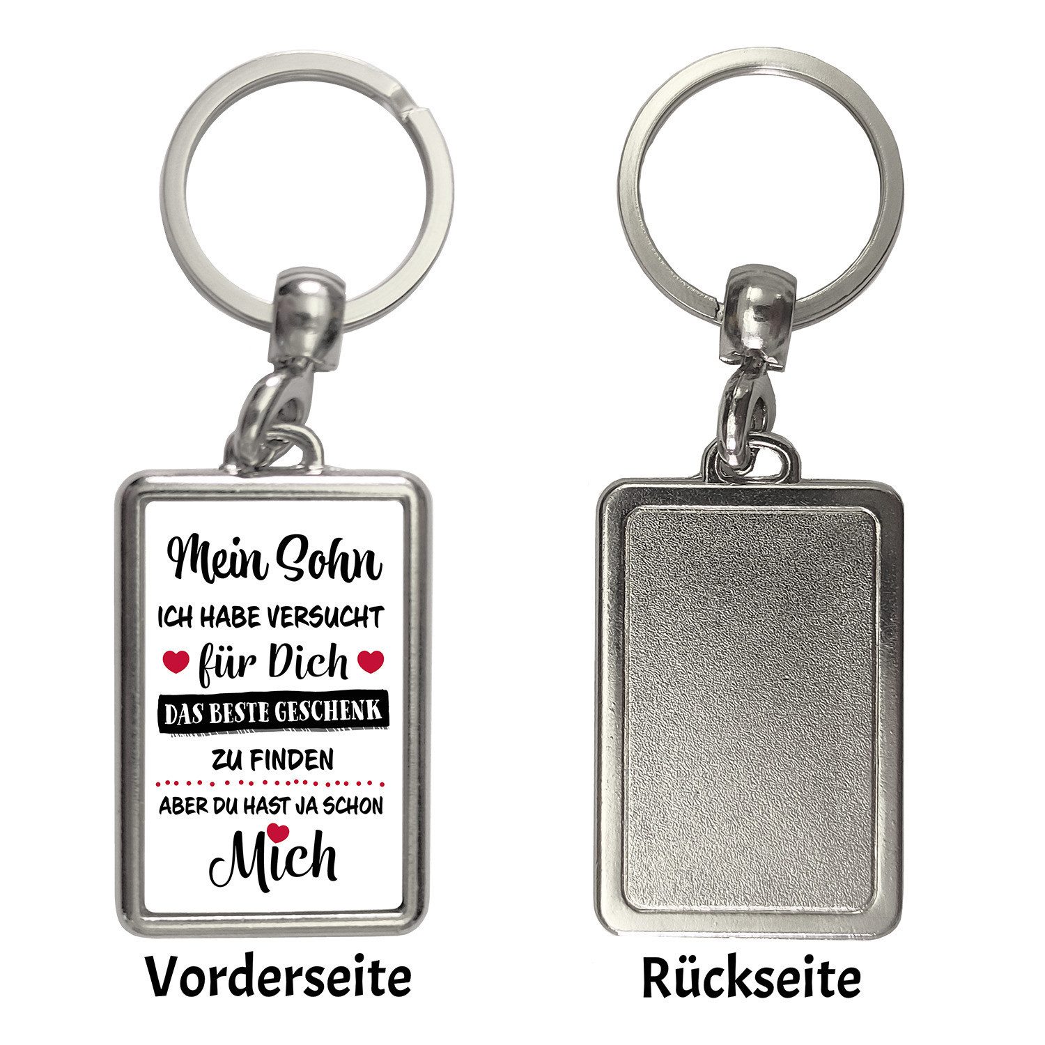 speecheese Schlüsselanhänger Mein Sohn - das beste Geschenk für dich bin ic günstig online kaufen