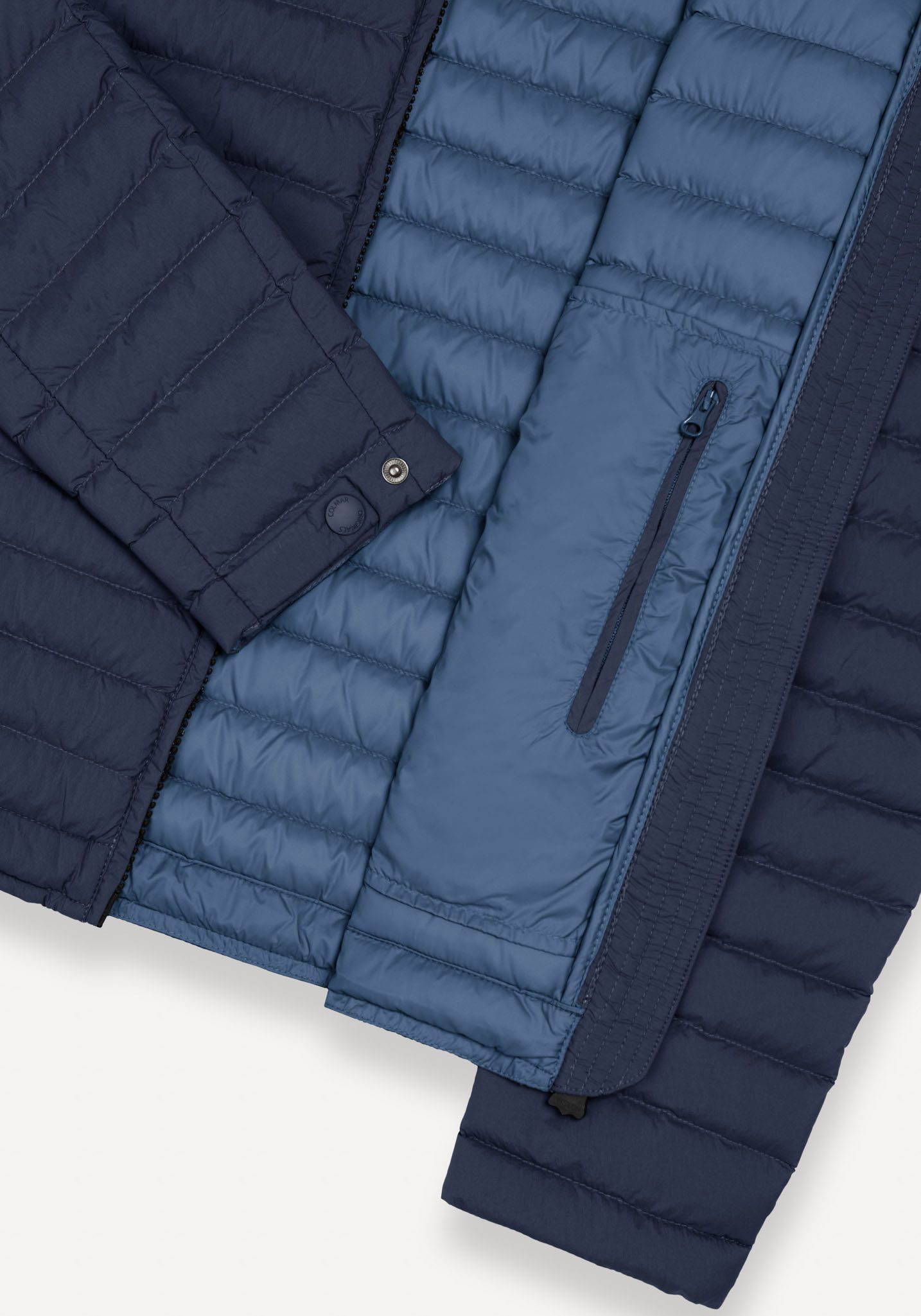 Colmar Leichtdaunenjacke Stekragen, Regular Fit, Zwei-Wege-Reißverschluss