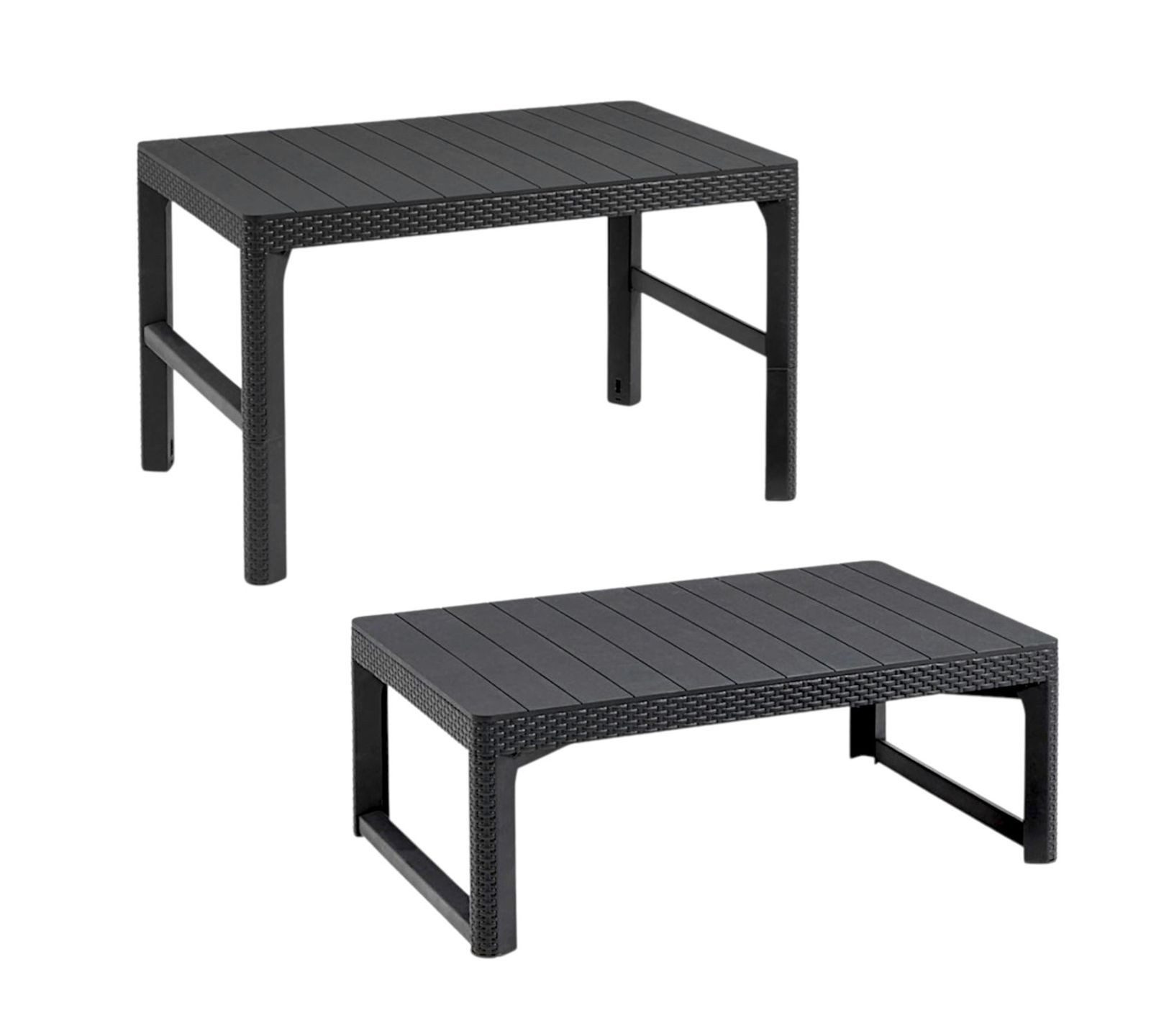 Allibert Gartentisch Allibert Gartentisch Lyon Terrassentisch Loungetisch Esstisch Tisch ve