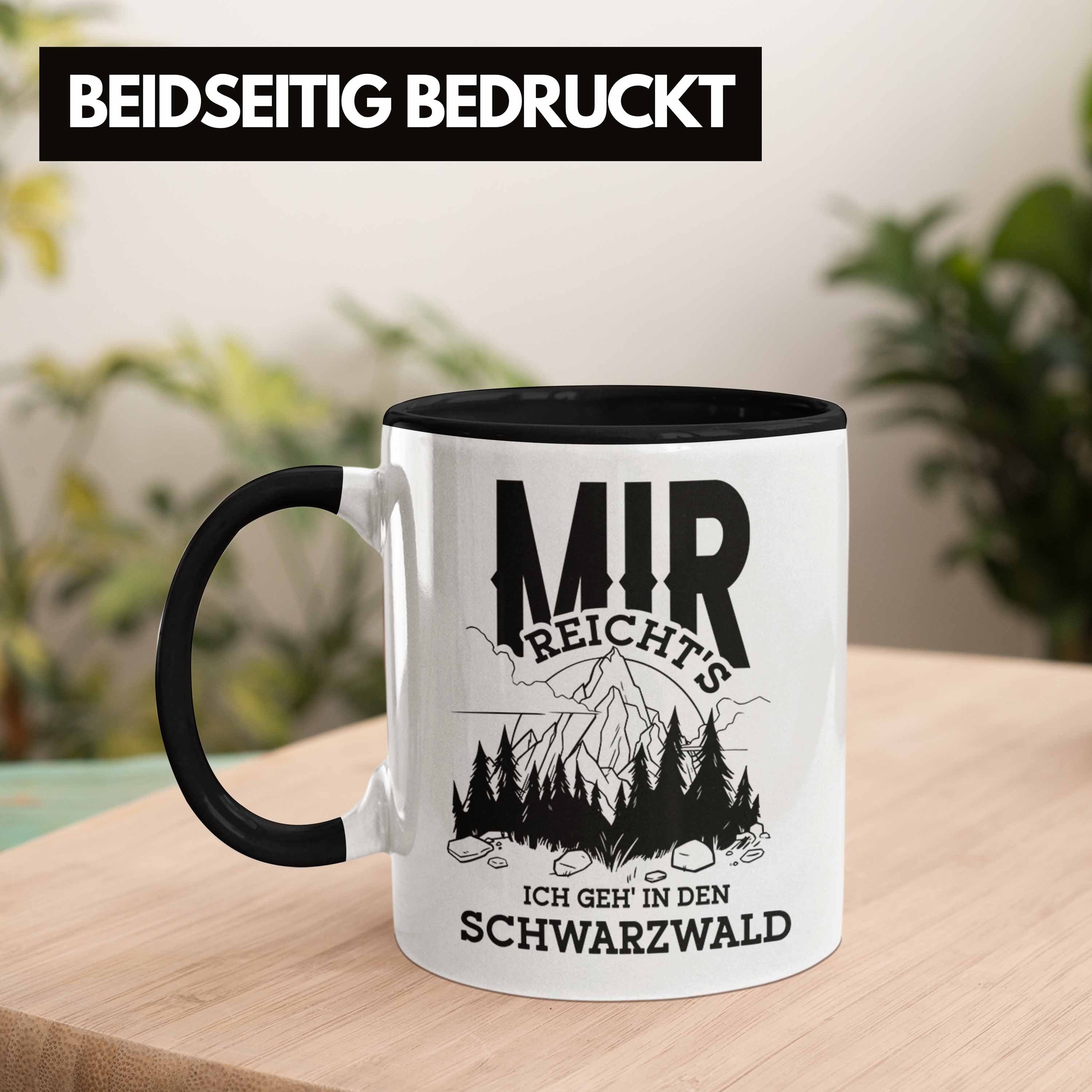 Trendation Tasse Naturfre lustigem Geschenk Wanderer - mit Tasse für Spruch Schwarzwald
