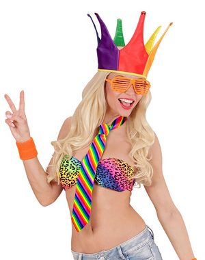 Karneval-Klamotten Kostüm Regenbogen LGBTQ Party Set Krawatte Hosenträger, Accessoires für Pride Party