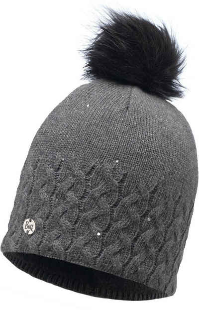 Buff Strickmütze KNITTED & POLAR HAT ELIE GRAU