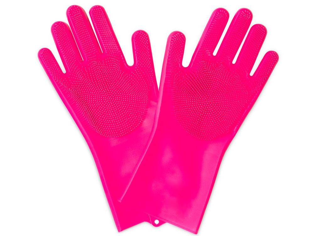 Muc-Off Fahrradhandschuhe Muc Off Deep Scrubber Gloves pink M