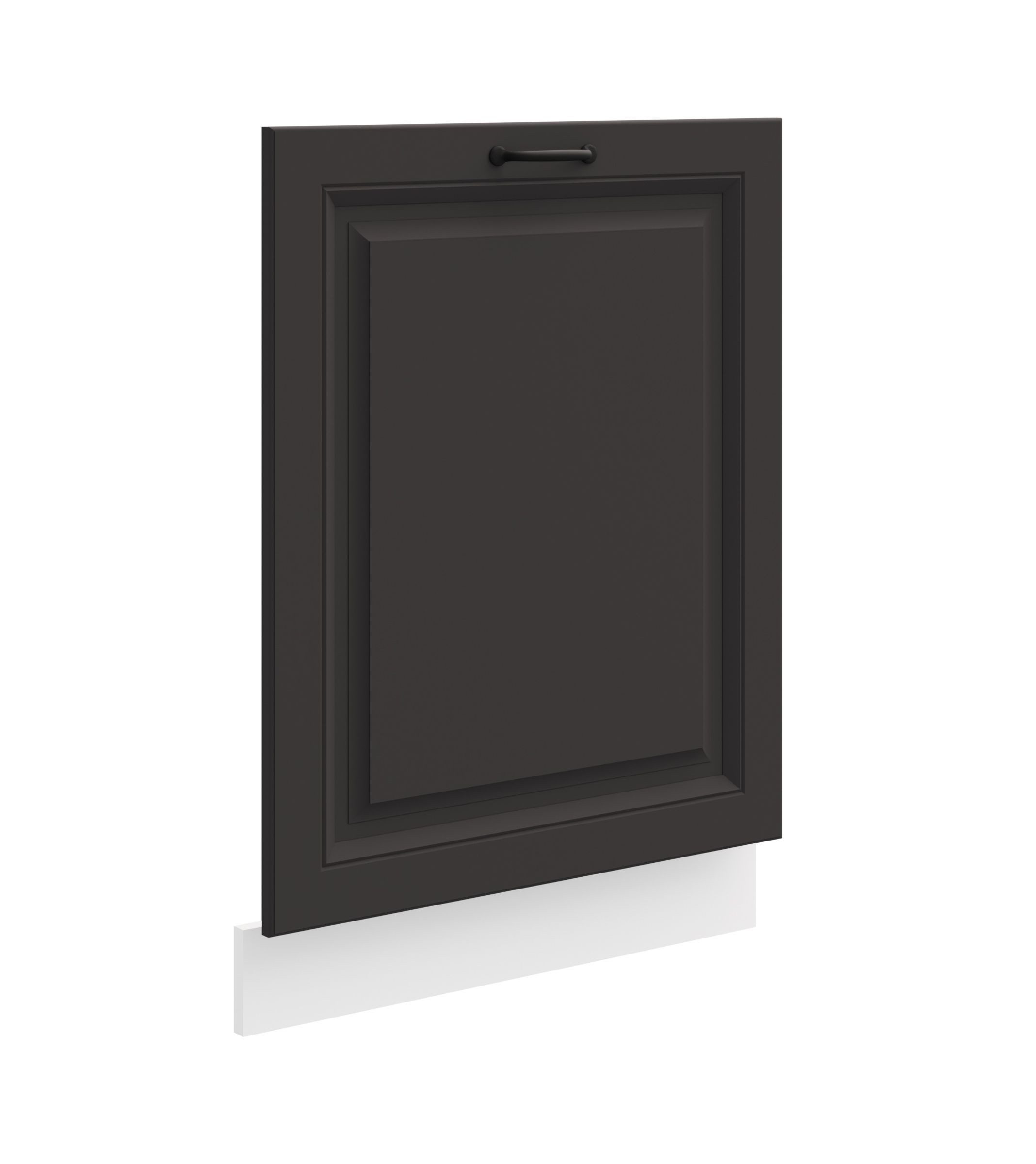 Küchen-Preisbombe Frontblende für vollintegrierten Geschirrspüler 60 cm Küche Stilo Grau Einbauküche (Frontblende Geschirrspüler vollintegriert, 1 St), Landhaus