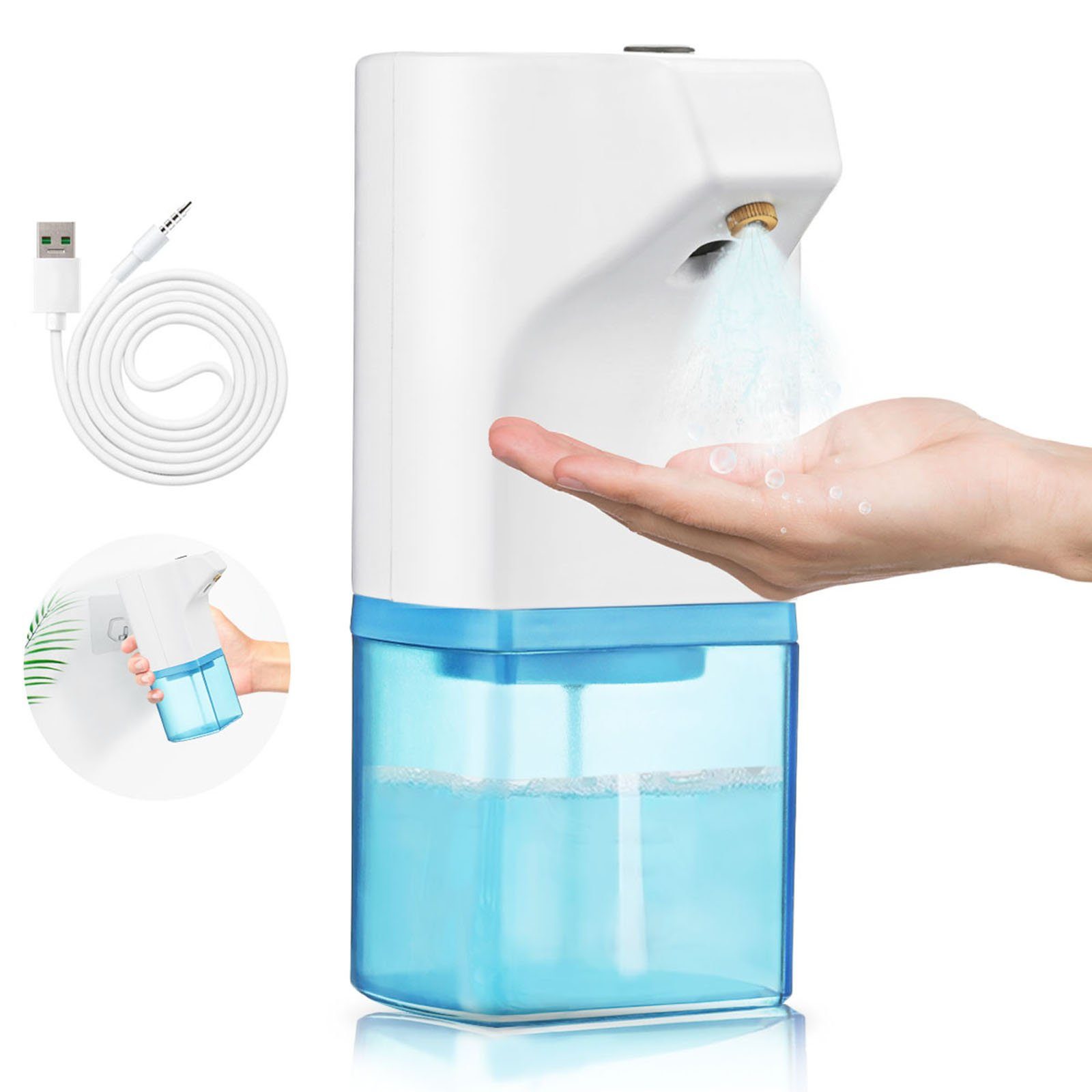 NASUM Desinfektionsmittelspender Automatischer Seifenspender: Hygiene leicht gemacht!, Automatische Desinfektionsmittel-ausgabe, hygienisch