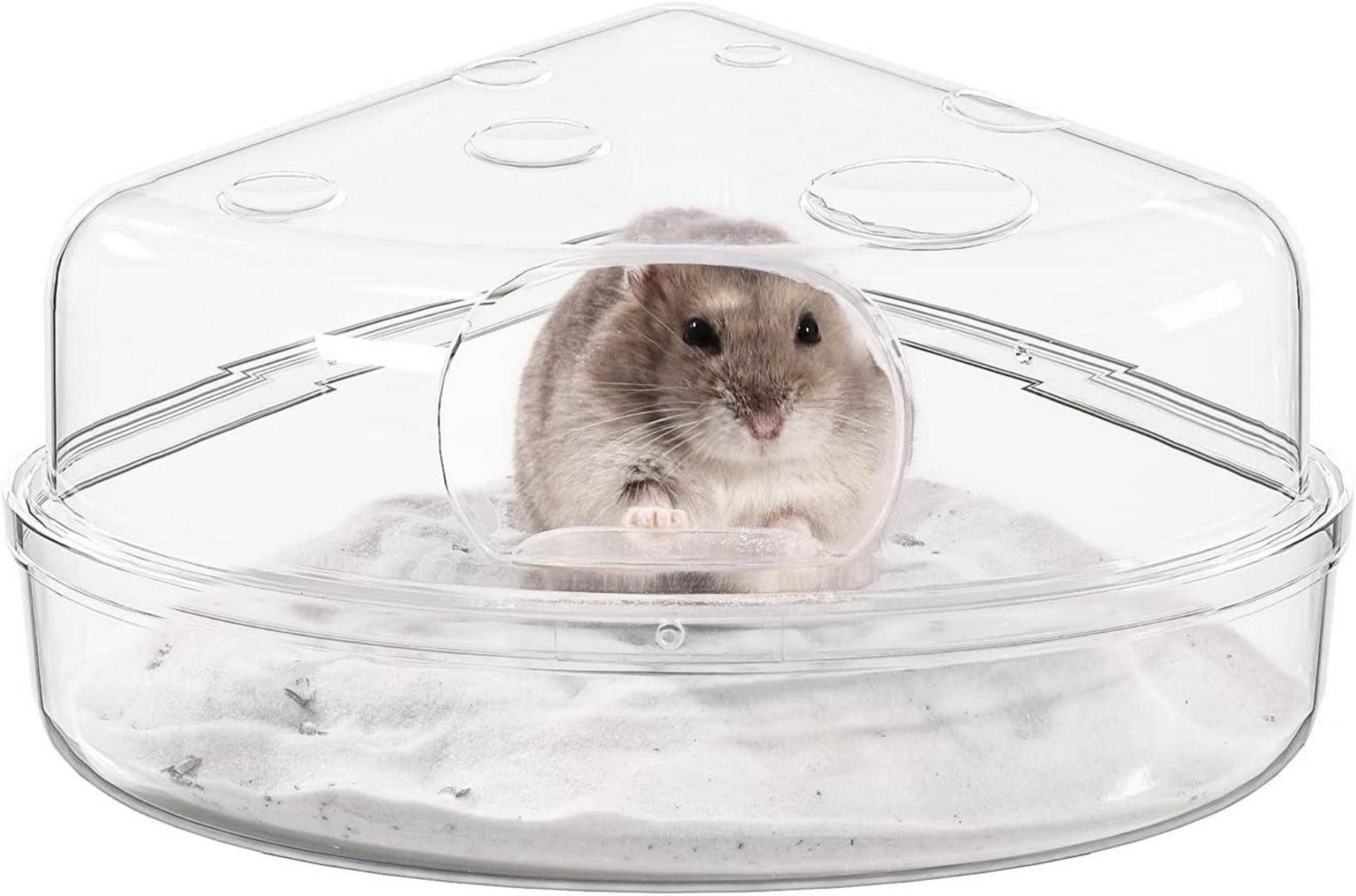Kleintierkäfig Hamster Sand Bath Sandpit Container Chinchilla Gerbil Small