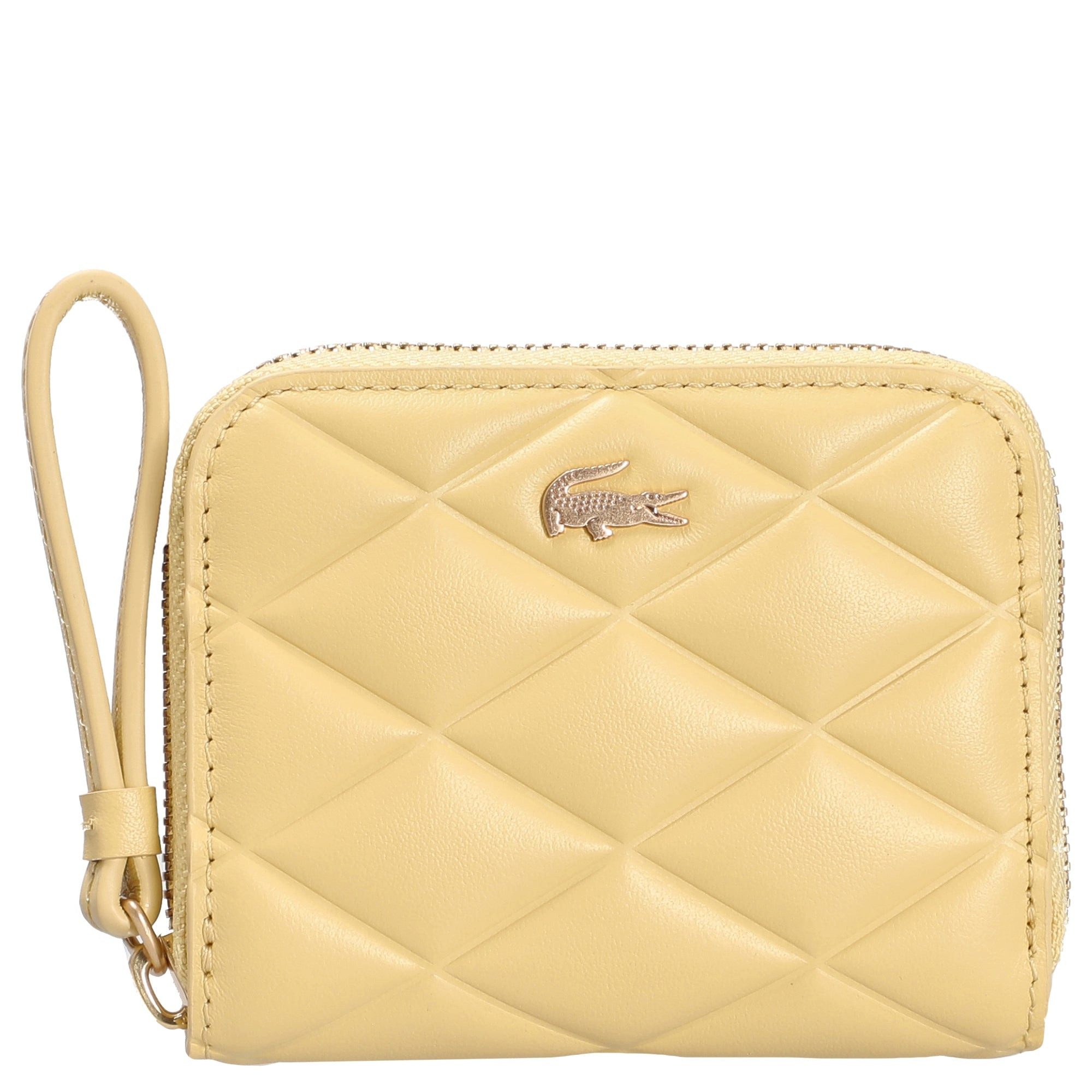 Lacoste Geldbörse Crocodelle Puffed - Geldbörse 8cc 10.5 cm (soja)