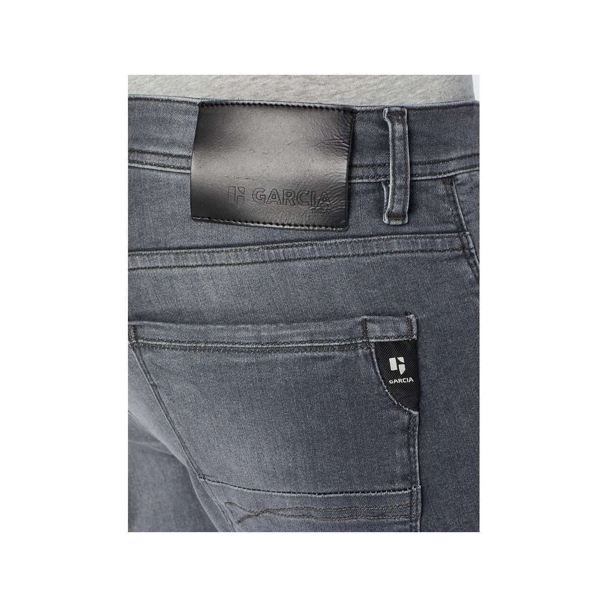 Garcia Straight-Jeans blau regular (1-tlg)