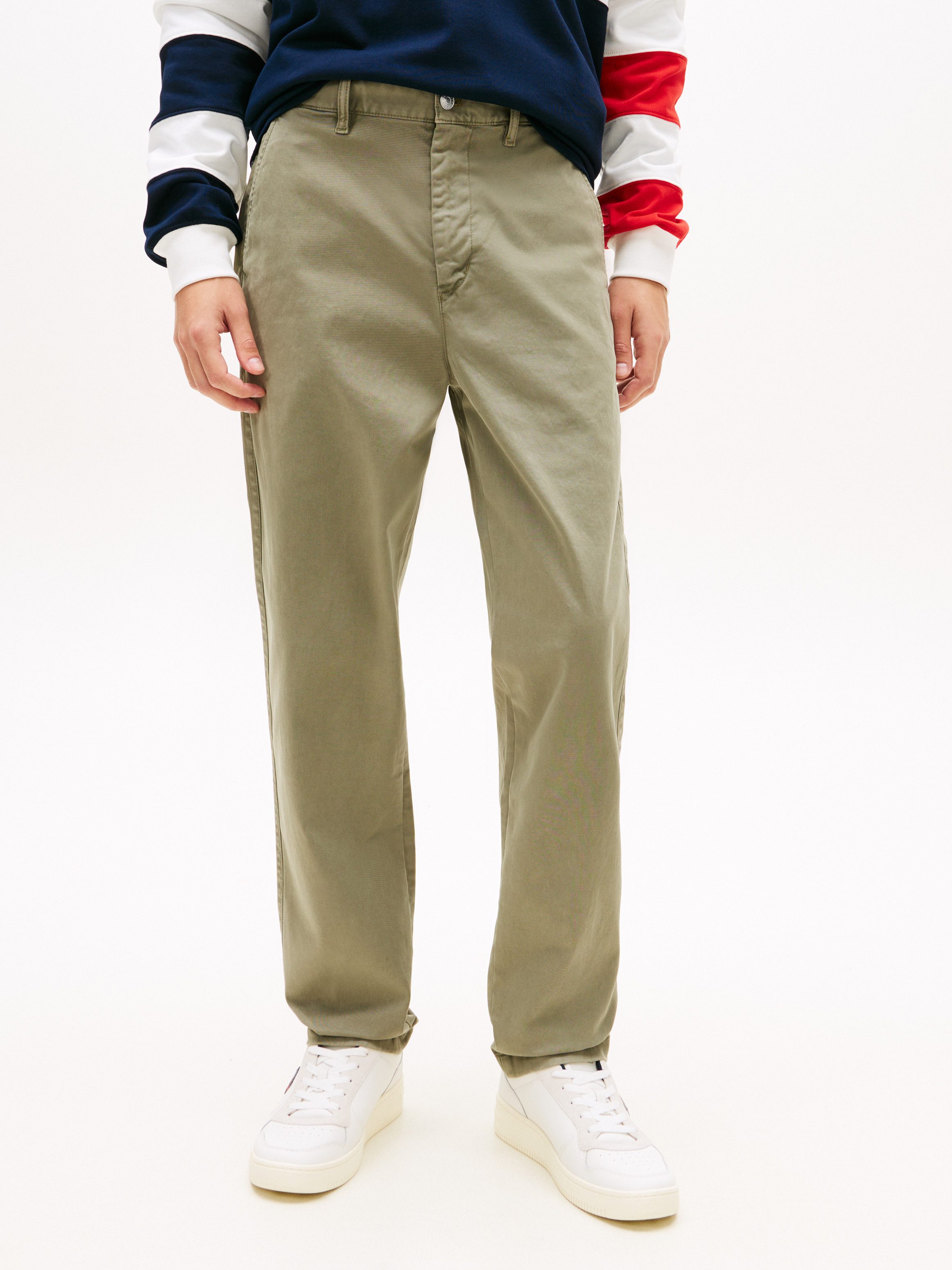 Tommy Jeans Chinohose SONNY Twill aus Stretch-Baumwolle, Tapered Fit